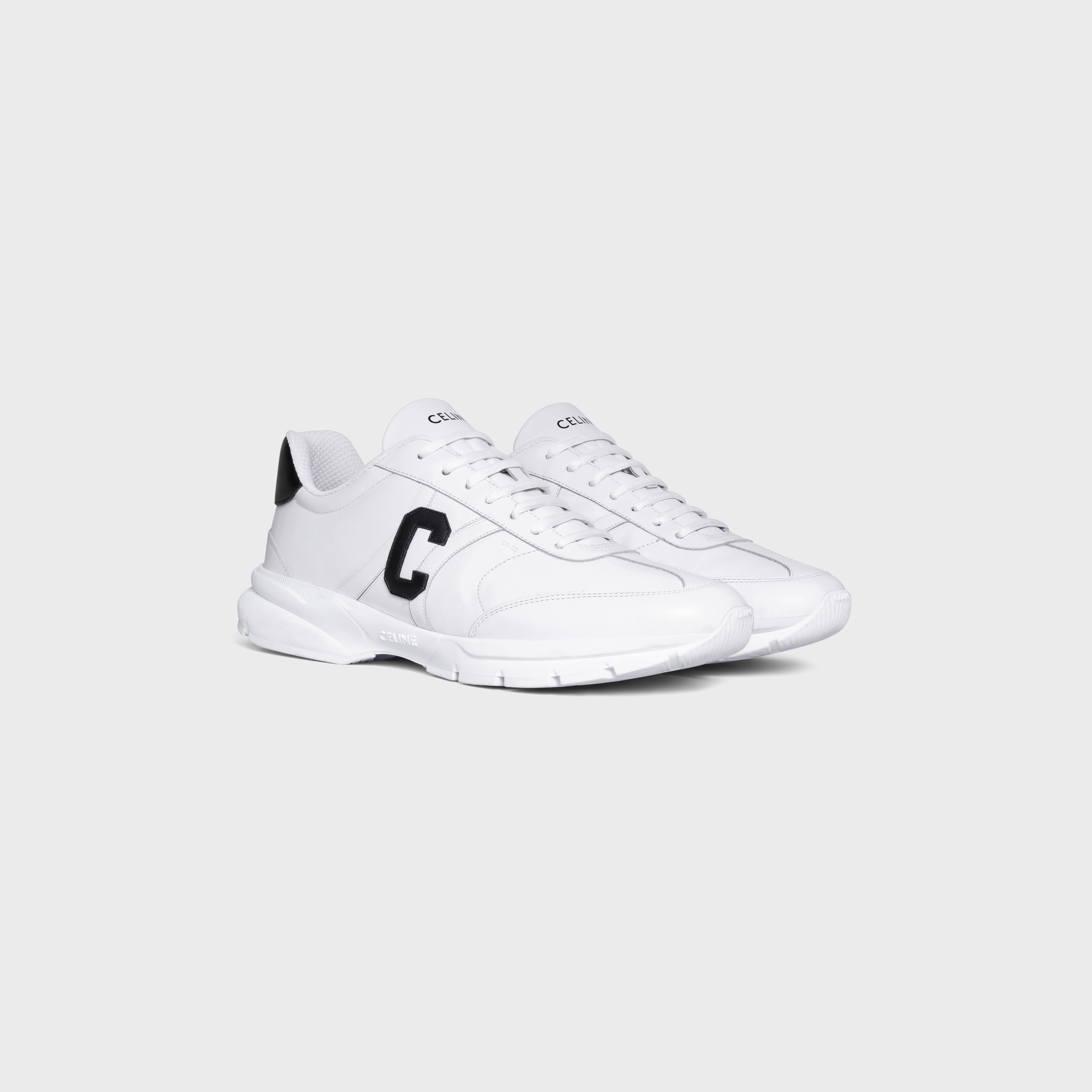 CELINE RUNNER CR-02 LOW LACE-UP SNEAKER in CALFSKIN - 2