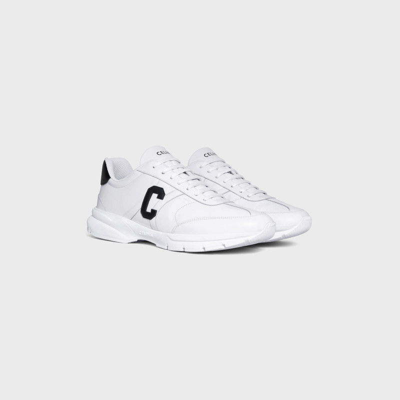 CELINE CELINE RUNNER CR-02 LOW LACE-UP SNEAKER in CALFSKIN outlook