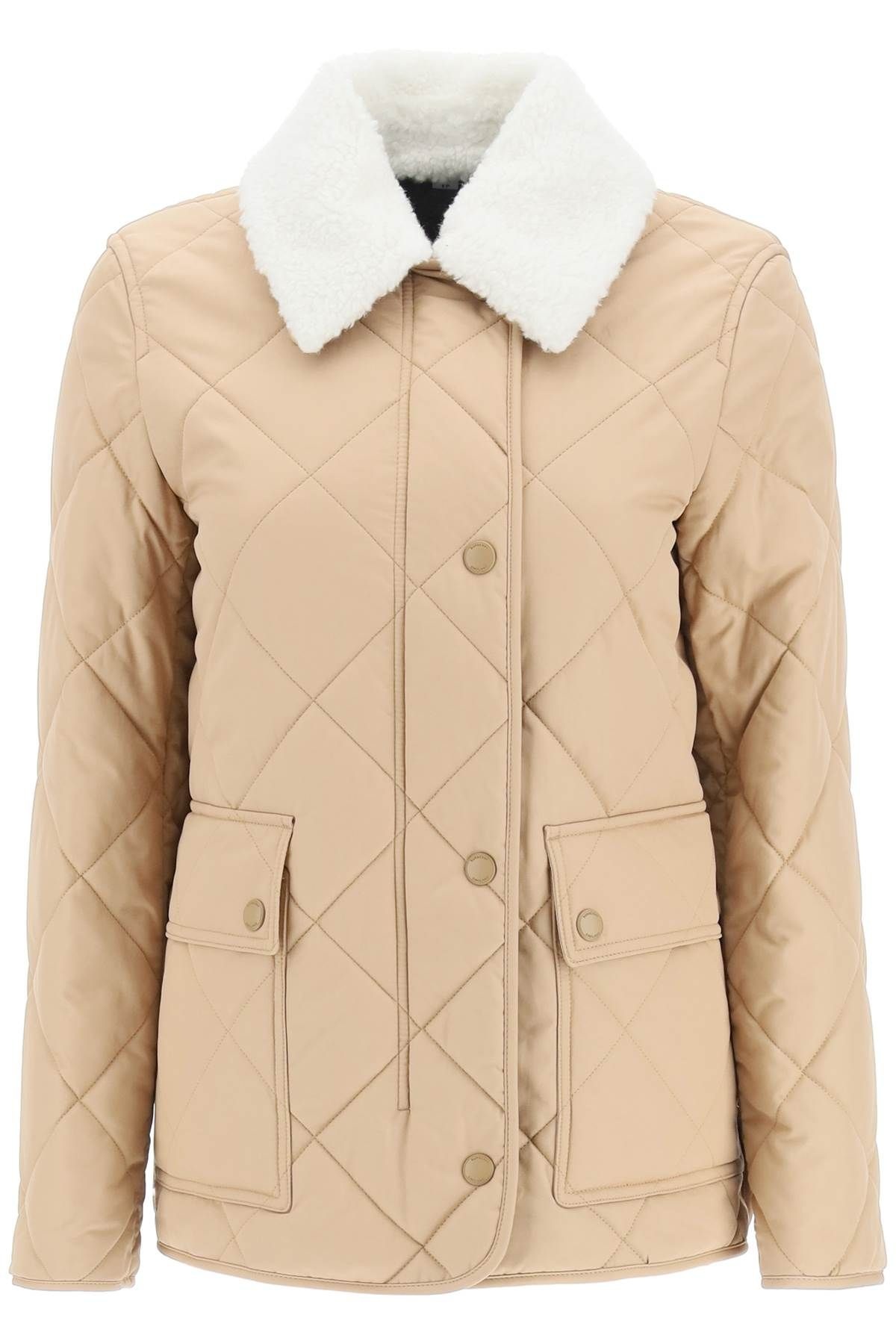 QUILTED GABARDINE JACKET - 1