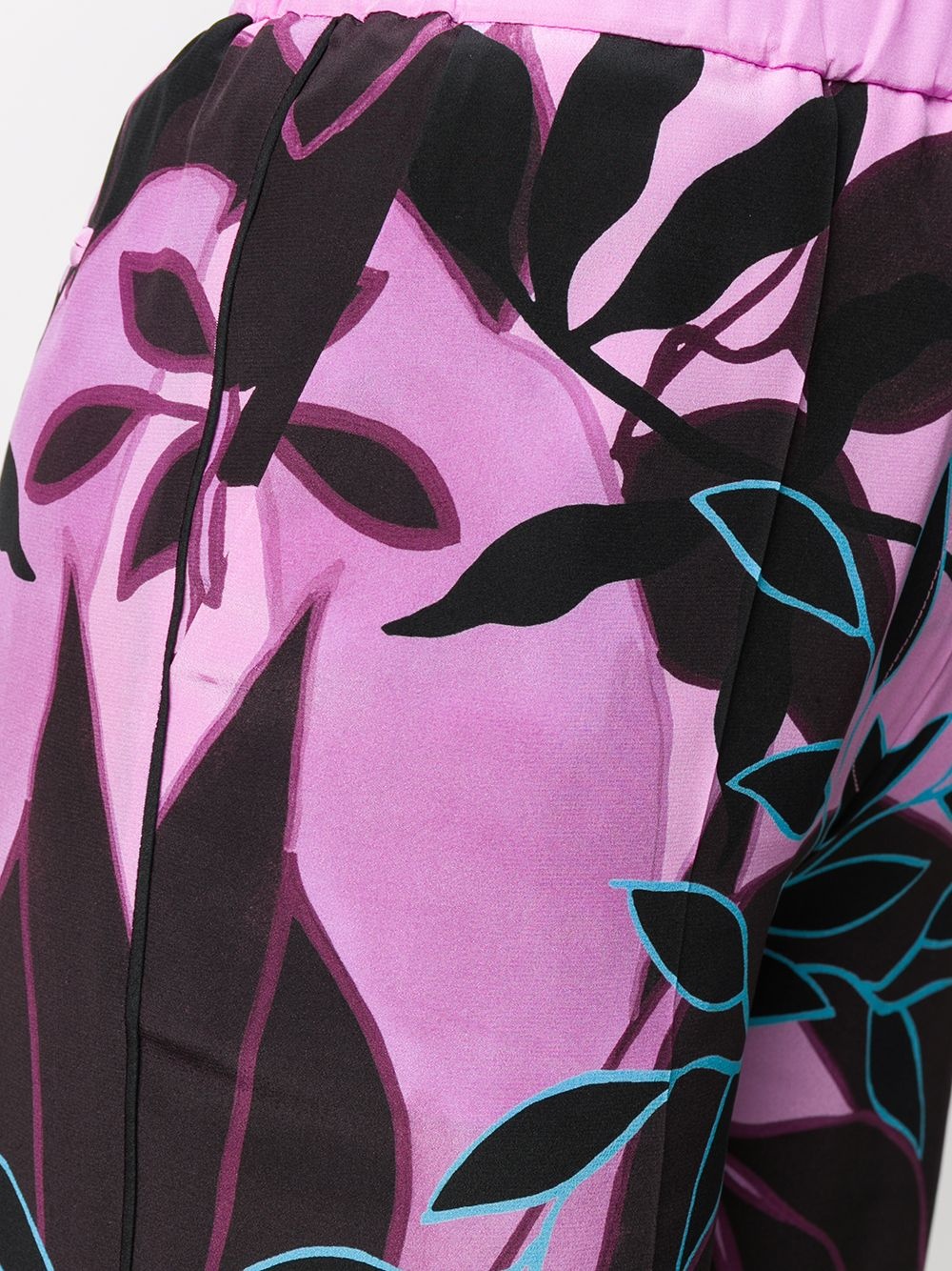 Mirrored Orchid print culottes - 5