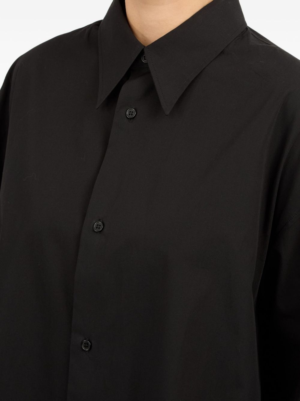 cottom shirt dress - 5