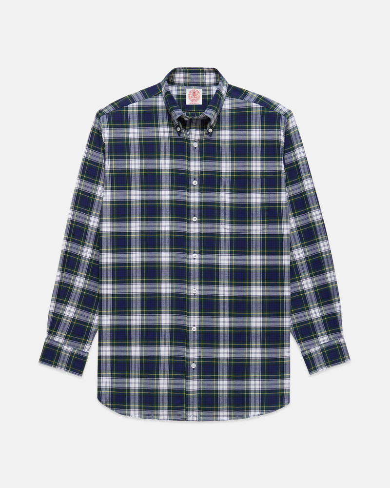 J. PRESS MADE-IN-USA DRESS GORDON TARTAN FLANNEL SPORT SHIRT - CLASSIC FIT outlook