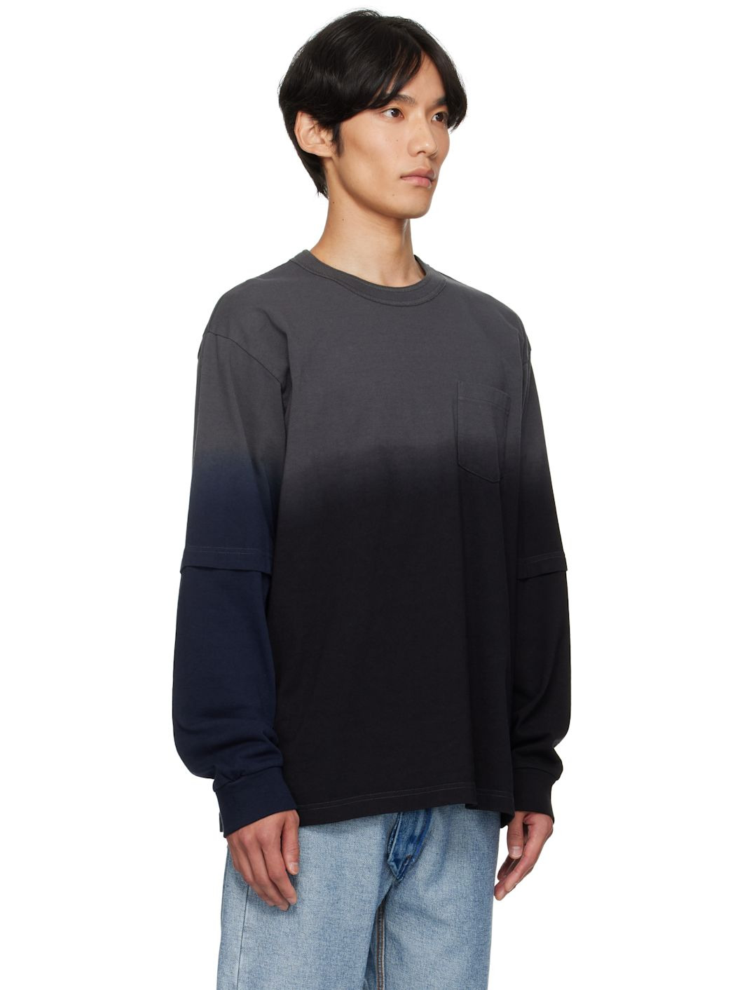 Multicolor Garment-Dyed Cotton Jersey T-shirt - 2