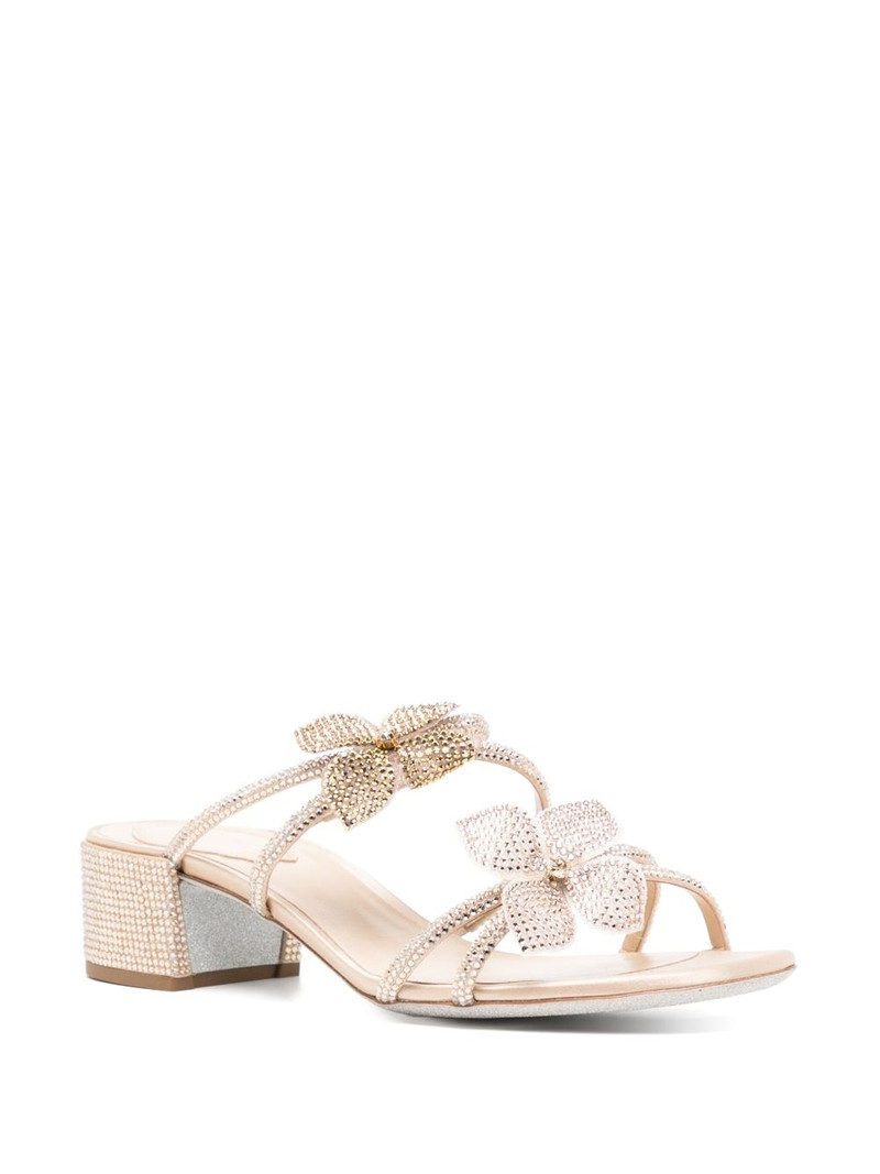 RENE CAOVILLA crystal-embellished 50mm sandals outlook