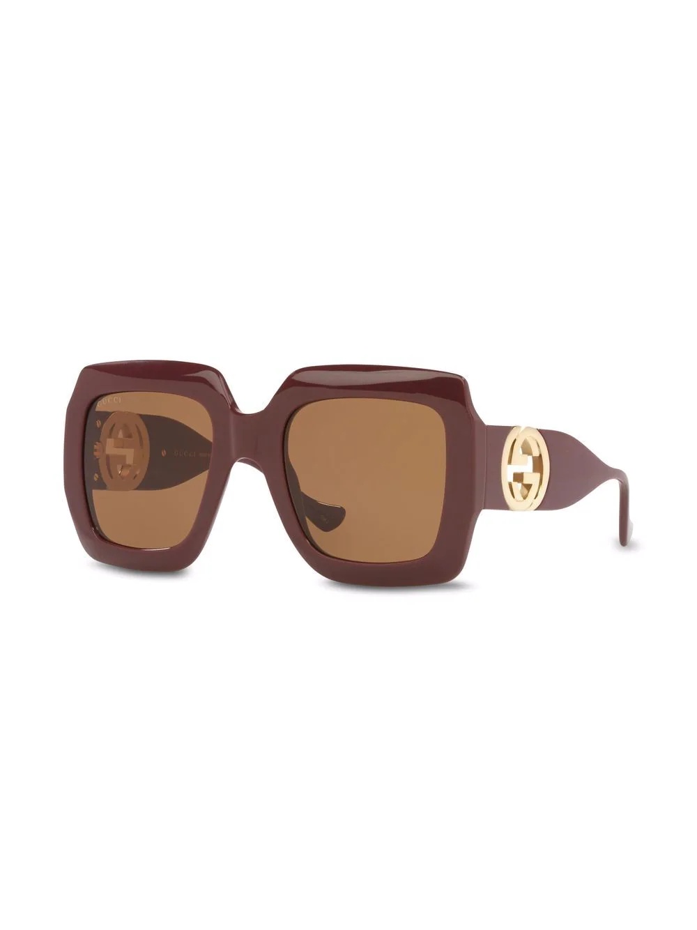 GG oversized square-frame sunglasses - 2