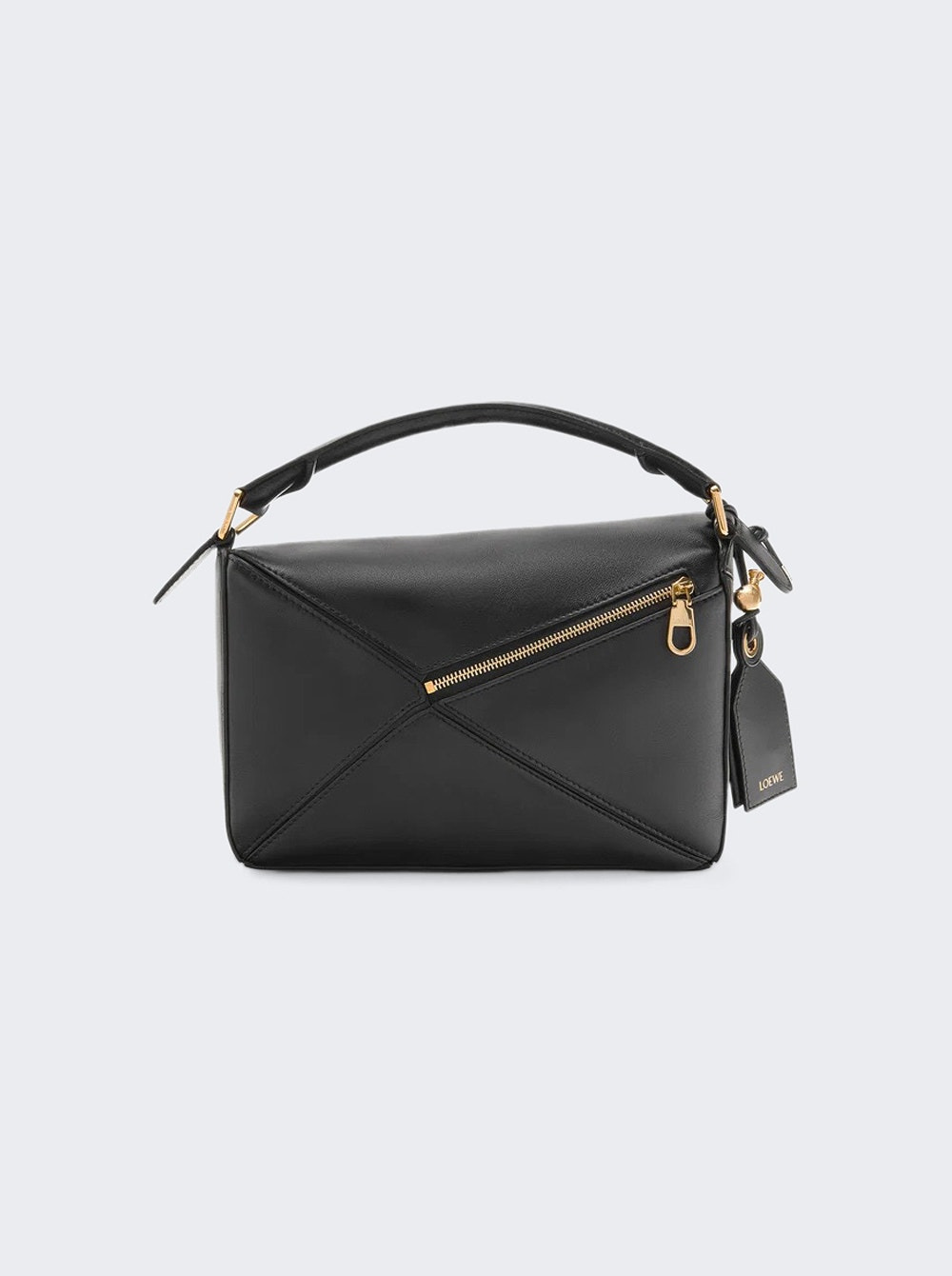Small Featherlight Puzzle Bag Black Nappa Lambskin - 5