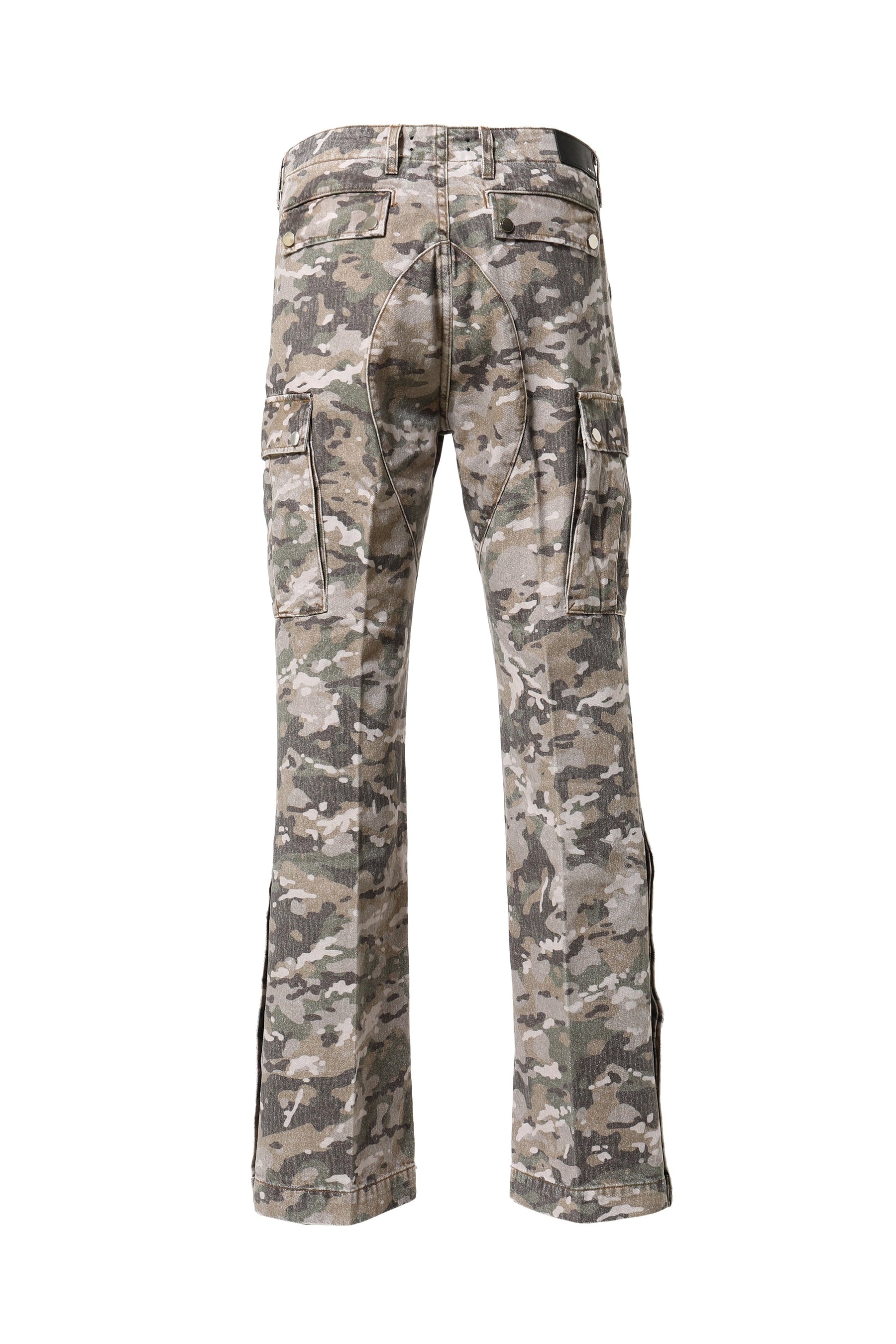 M65 CAMO CARGO KICK FLARE / GRN CAMO - 2