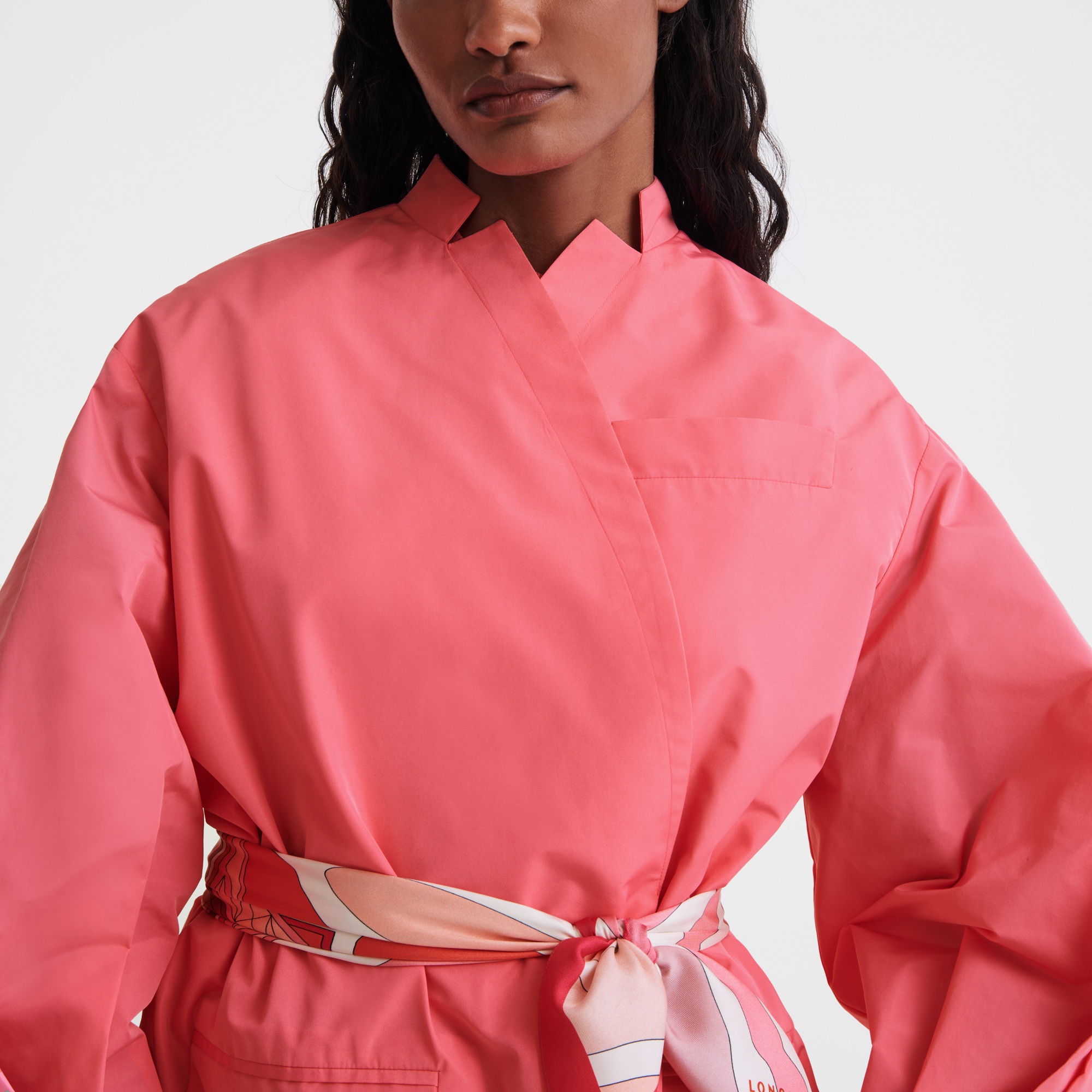Kimono jacket Marshmallow - Technical taffeta - 5