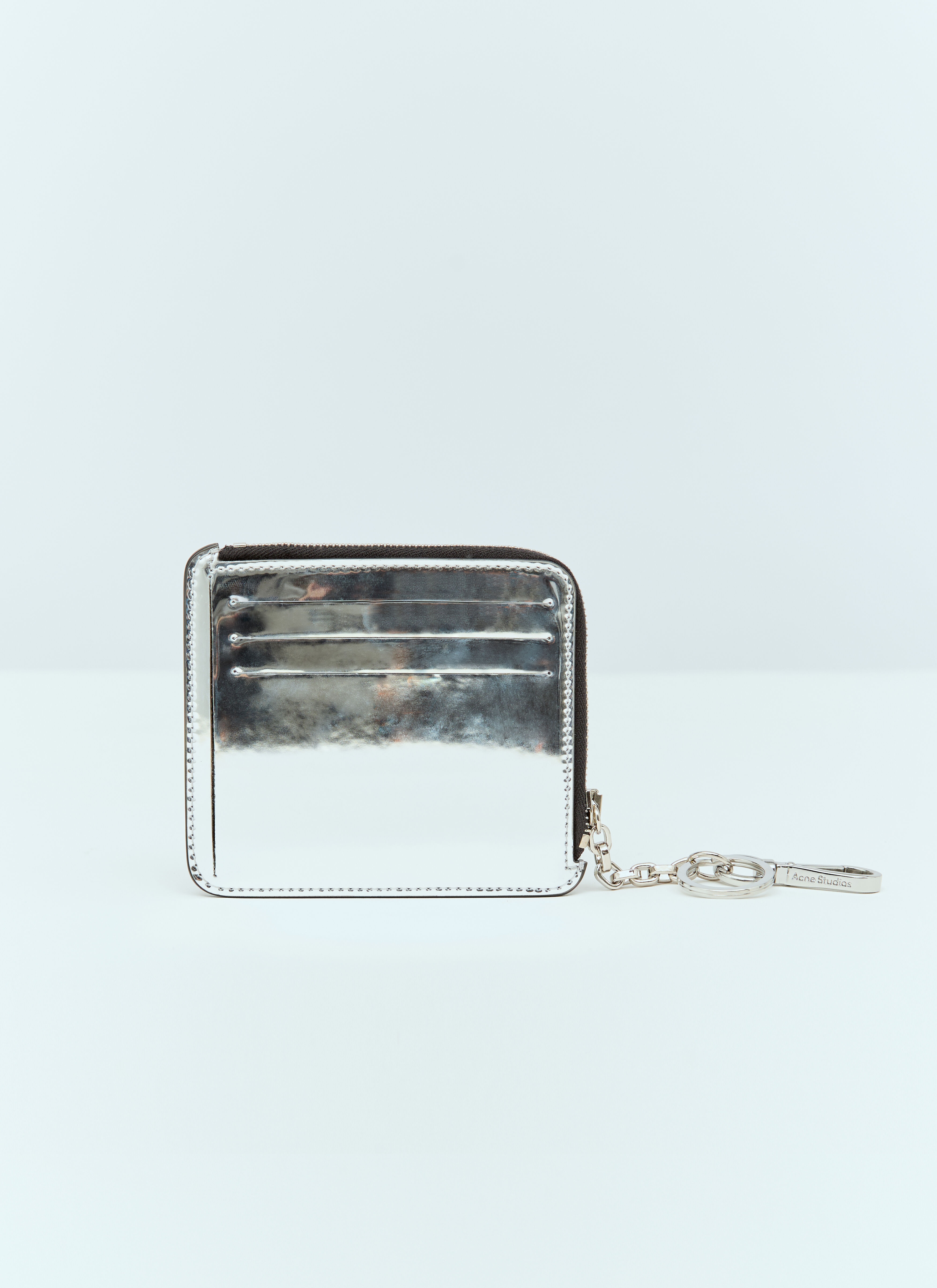 Metallic Logo Print Wallet - 3