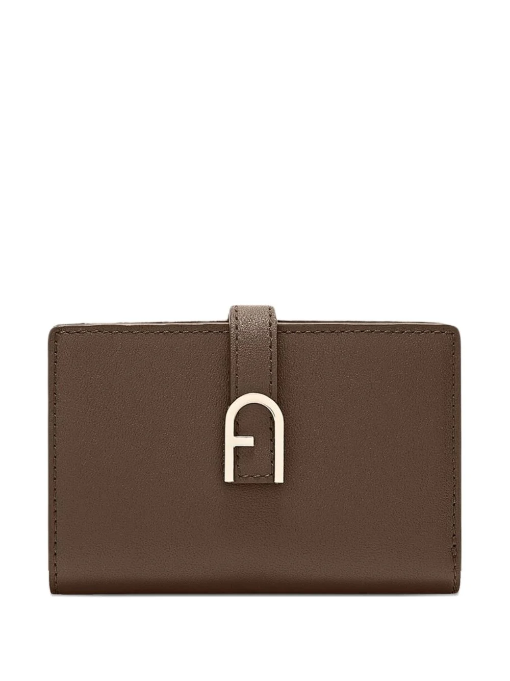 buckle-fastening leather wallet - 1