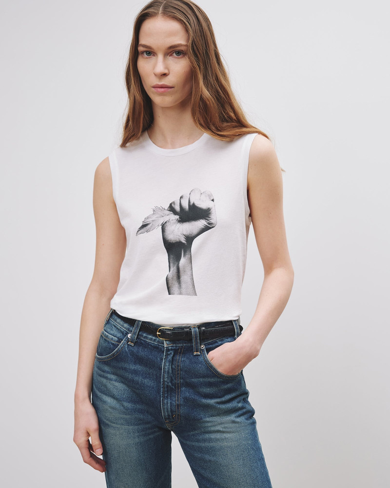 NILI LOTAN MUSCLE HOPE TEE outlook