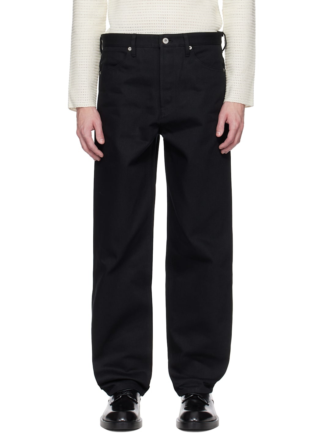 Black Regular Jeans - 1