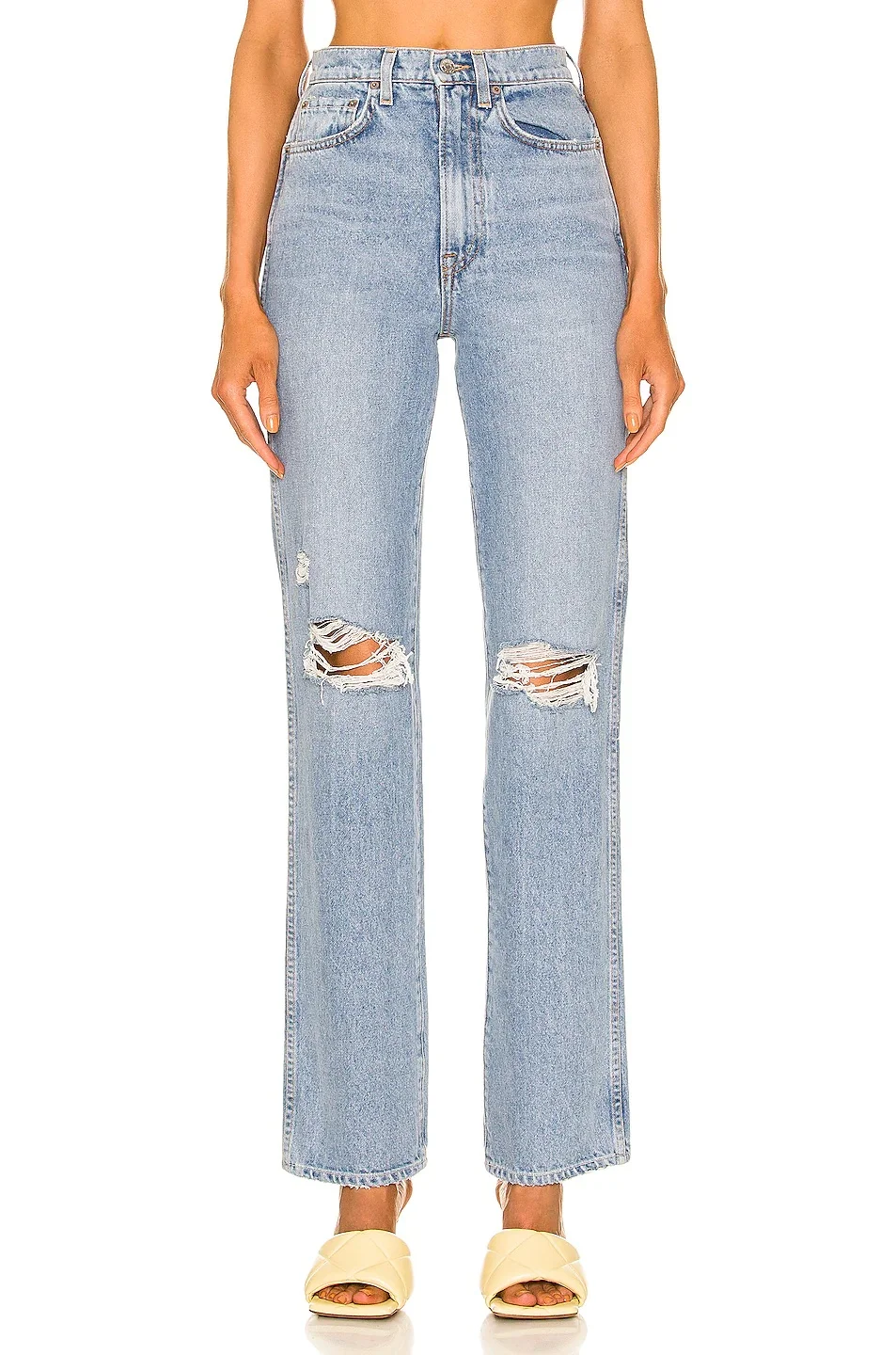 Sara Super High Rise Slim Straight - 1