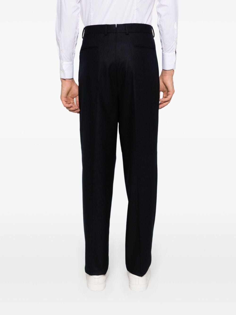 pleat-detail tailored trousers - 6