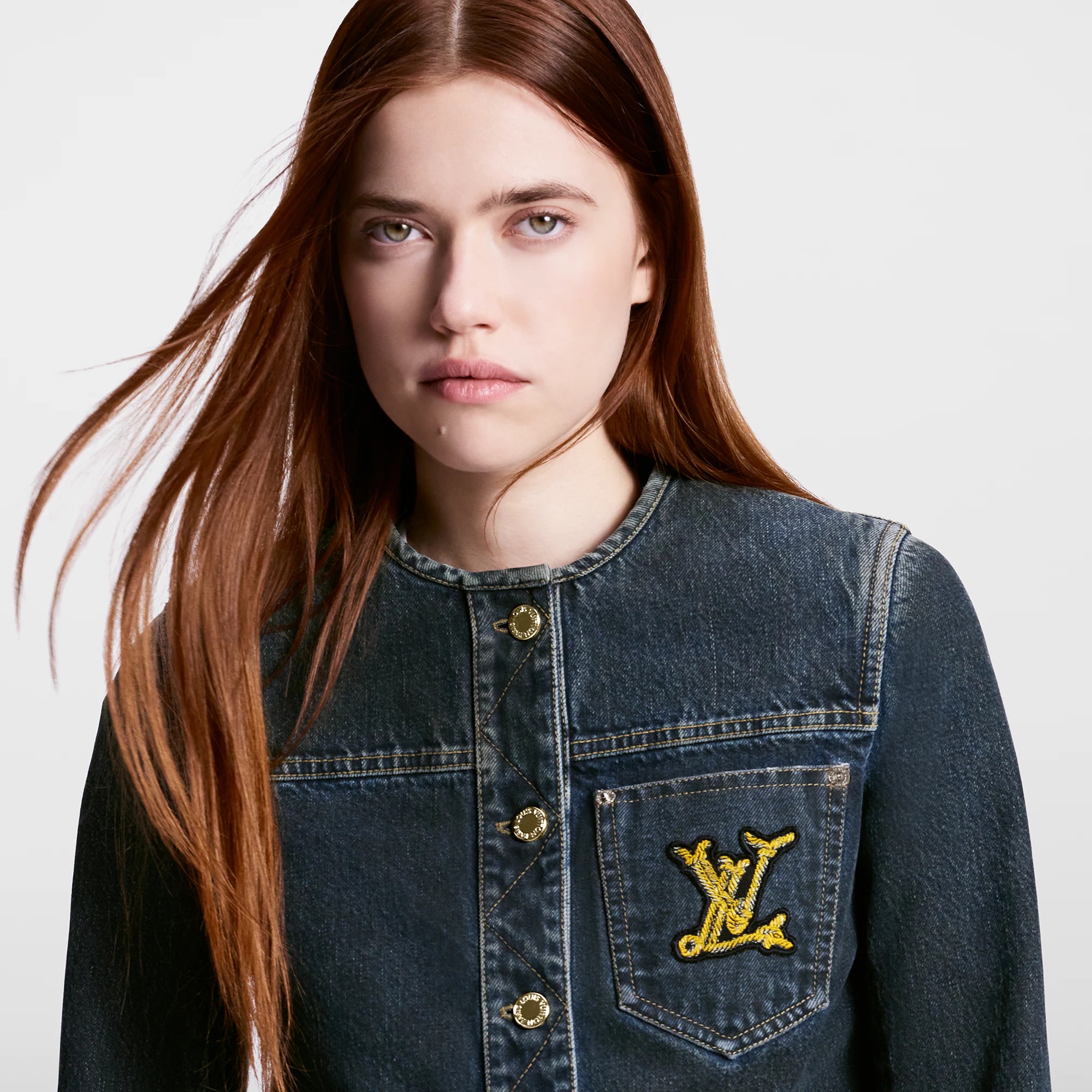 Nautical LV Patch Denim Jacket - 2