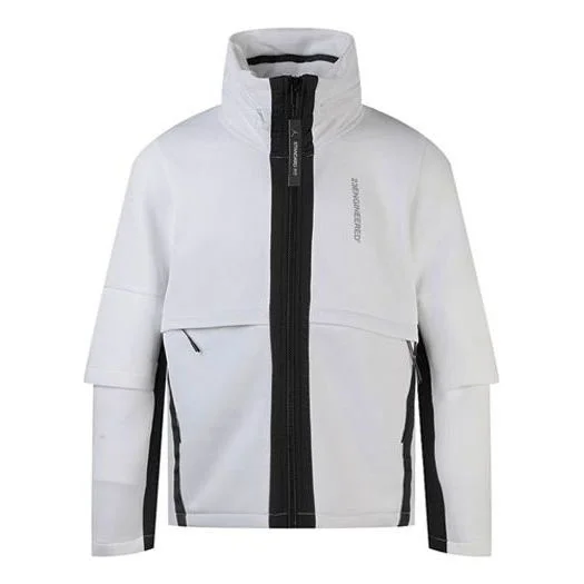 Air Jordan Air 23 Engineered Colorblock Zipper Stand Collar Jacket White BQ5766-100 - 1