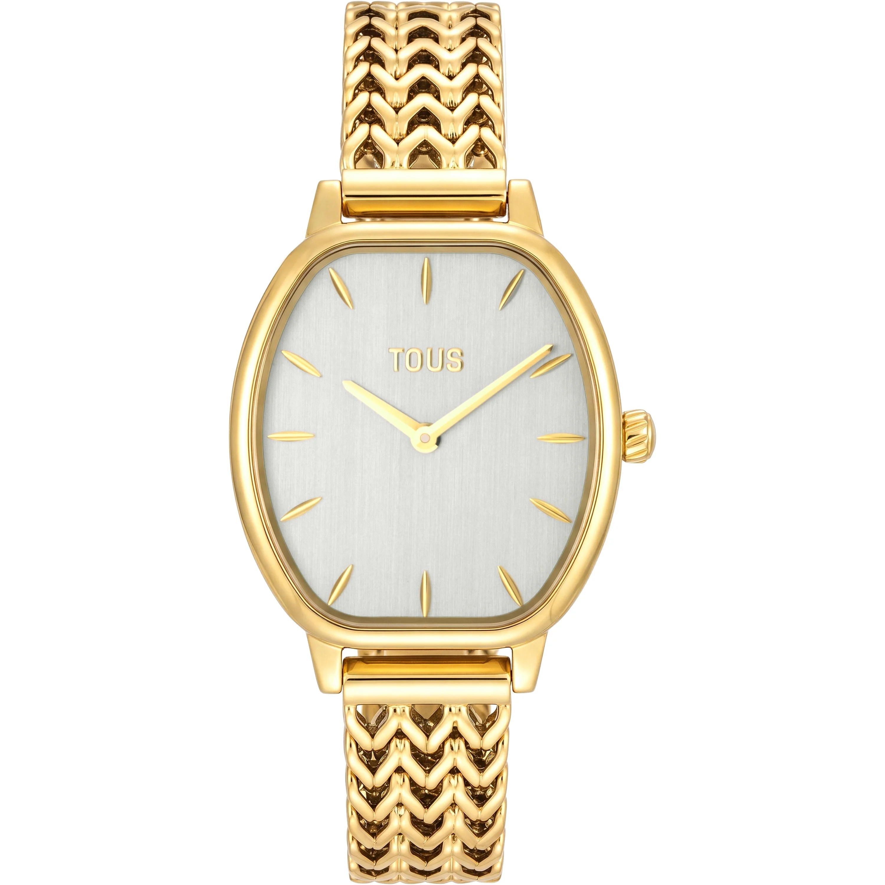 Analog watch with gold-colored steel bracelet TOUS Osier - 1