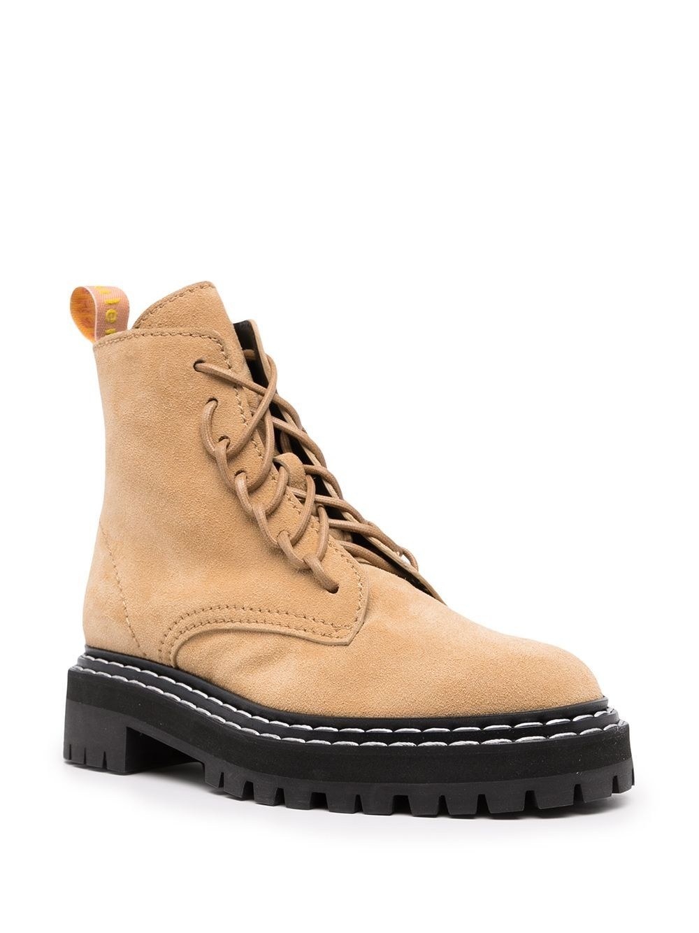 lug-sole combat ankle boots - 2