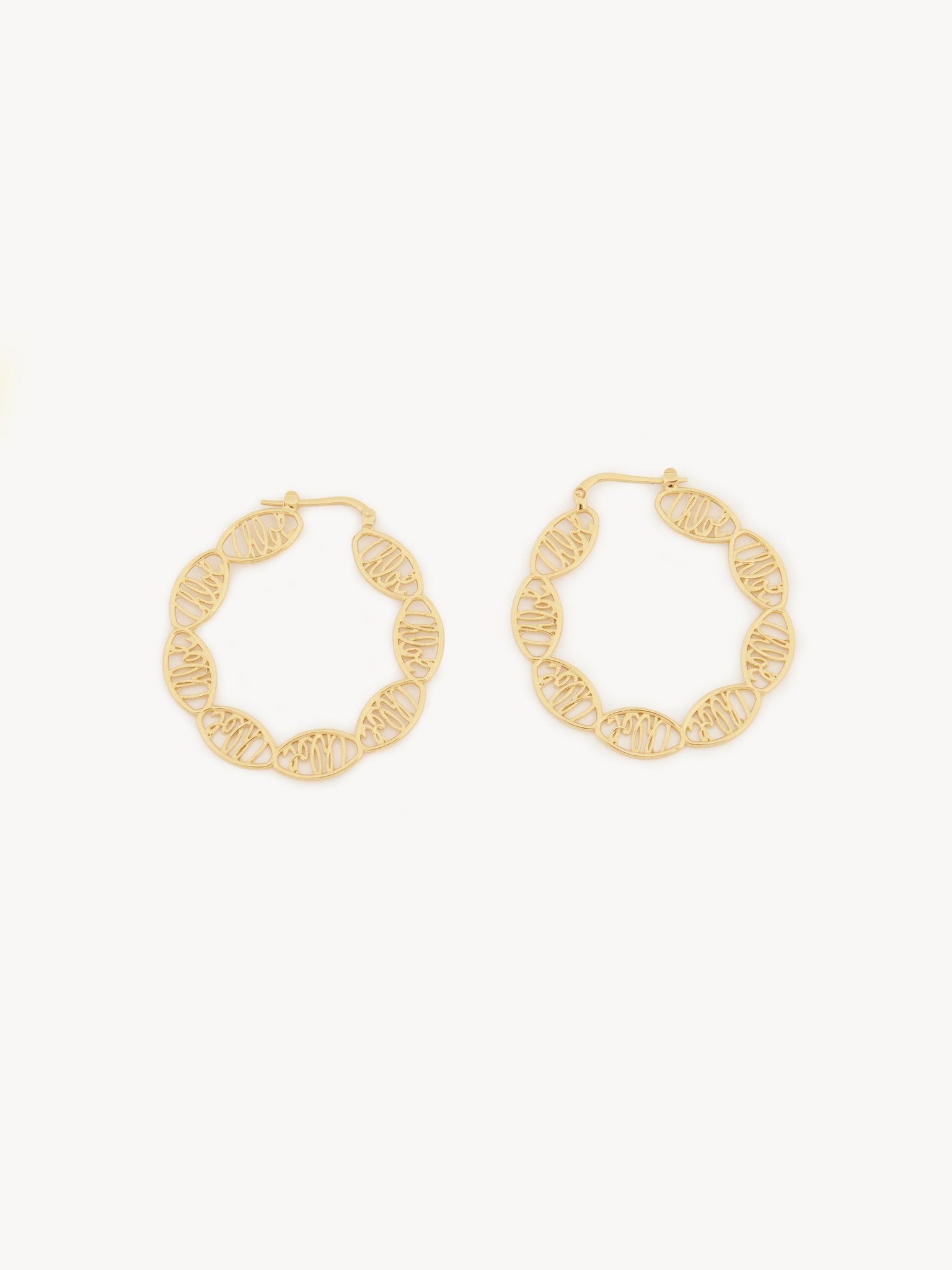 DARCEY LACE HOOP EARRINGS - 1