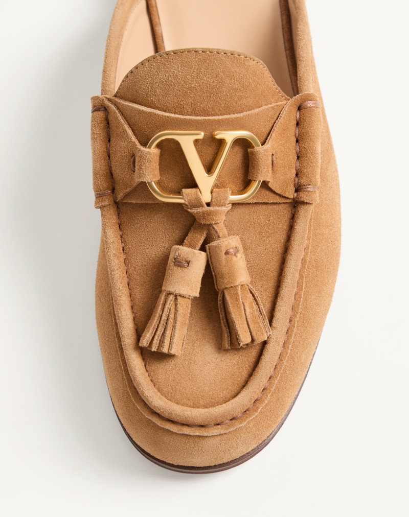 VLOGO SIGNATURE SLIP-ON LOAFER IN SPLIT-GRAIN LEATHER 20MM 4