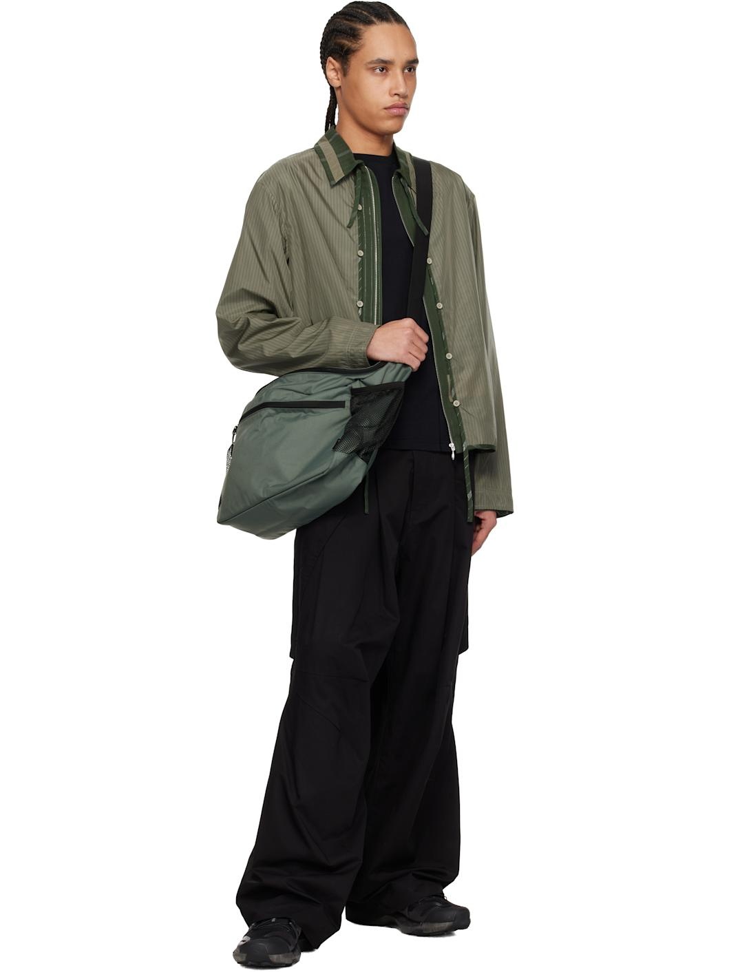 Gray Everyday Use Middle Shoulder Bag - 4