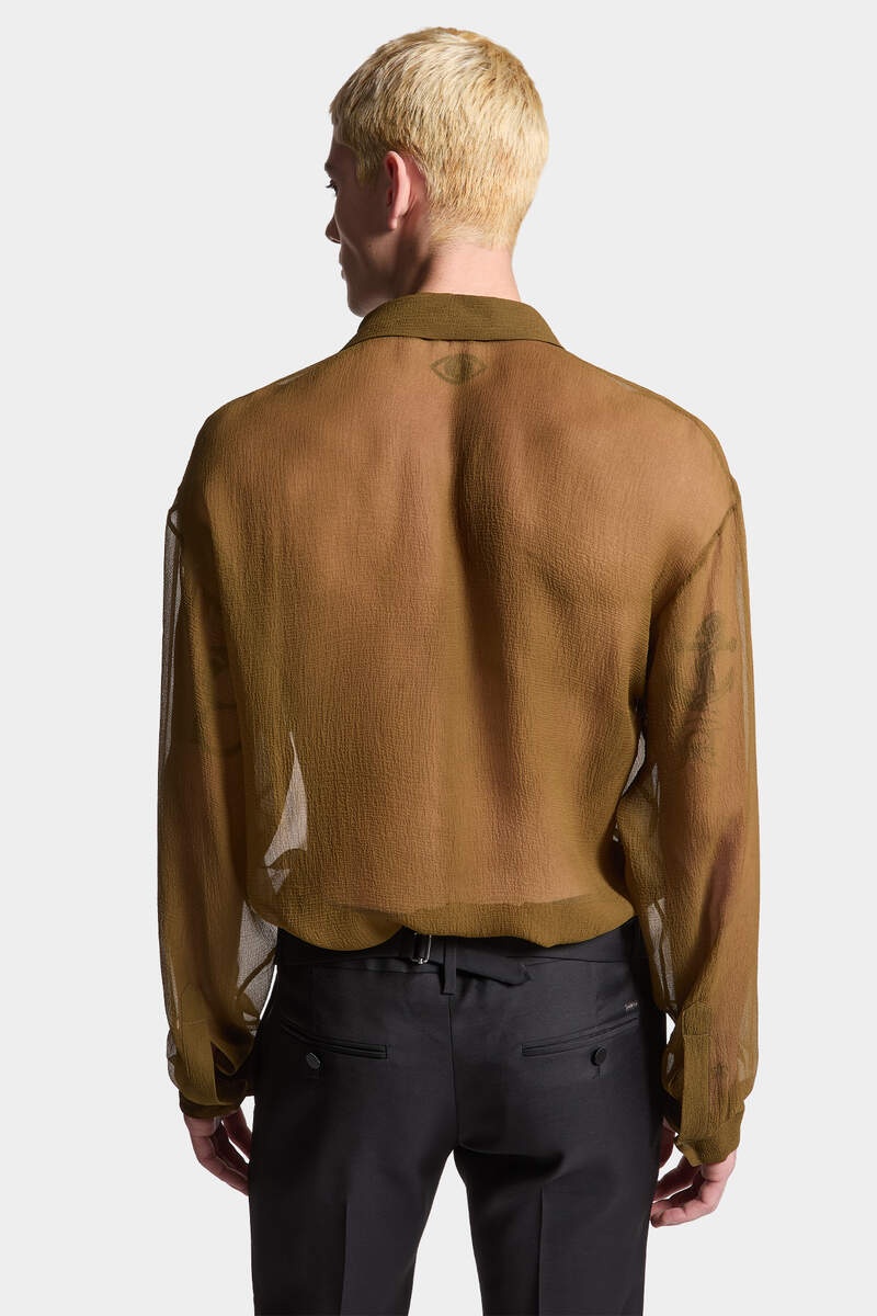 SILK RUFFLES SHIRT - 4