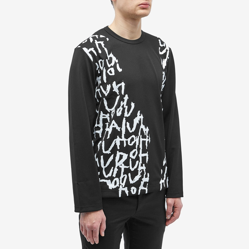 Comme des Garçons Homme Plus Comme des Garçons Homme Plus Printed Long Sleeve T-Shirt outlook