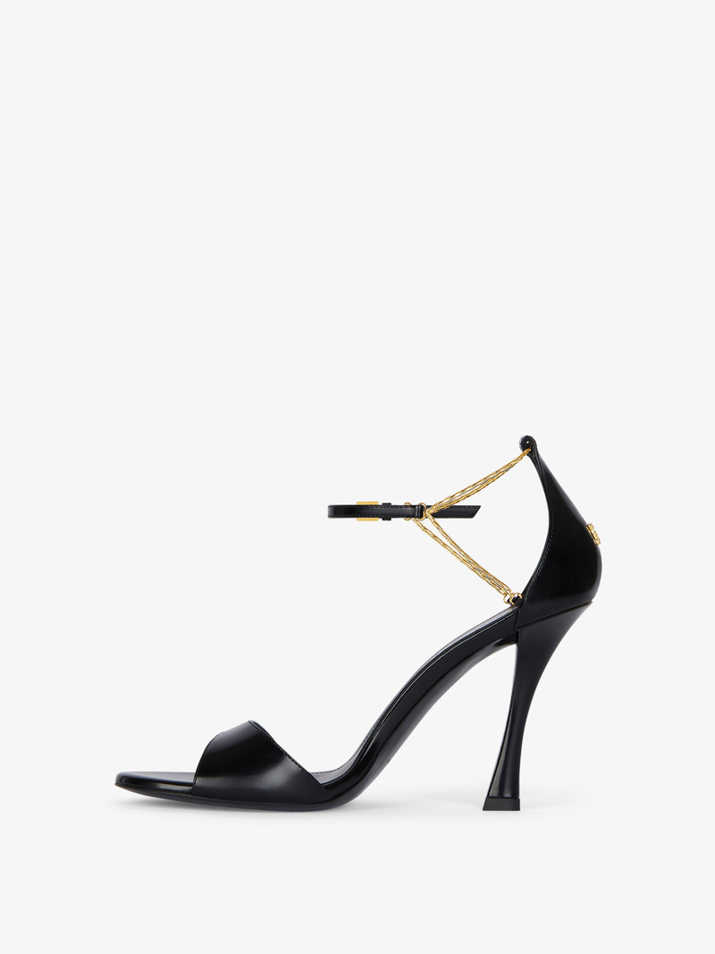 Givenchy 4G LIQUID SANDALS IN LEATHER outlook