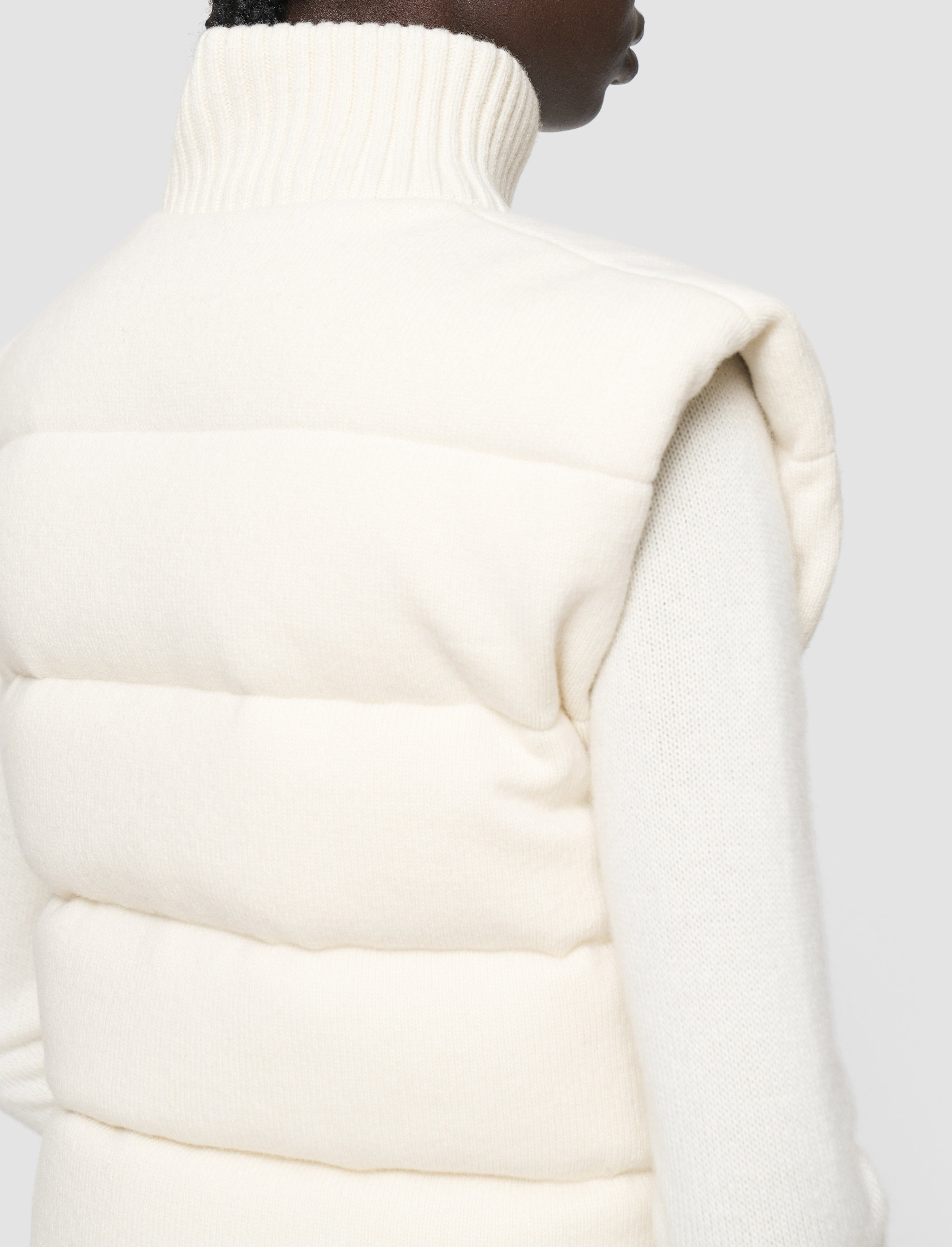 Knitted Down Puffer Gilet - 6