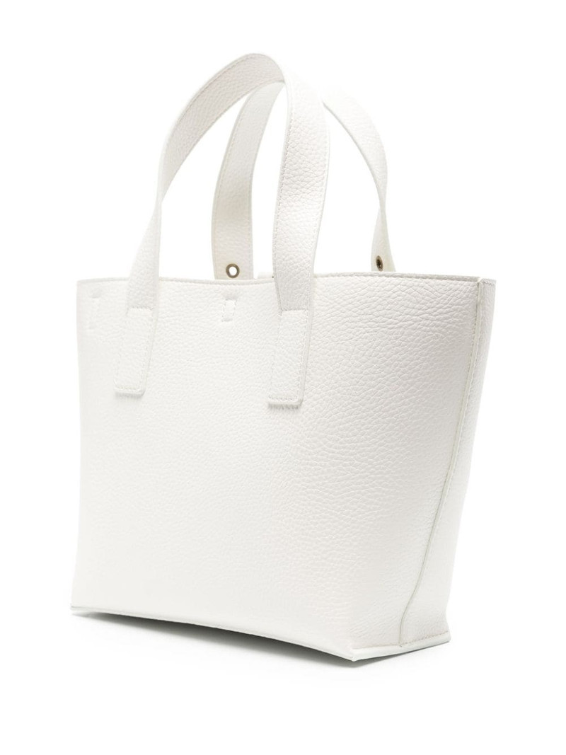 Baroque-buckle grain-texture tote bag 3