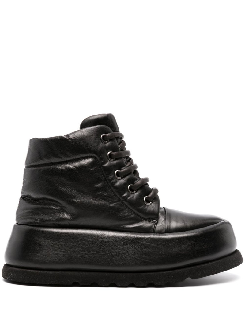 Bombo 65mm leather lace-up shoes 1