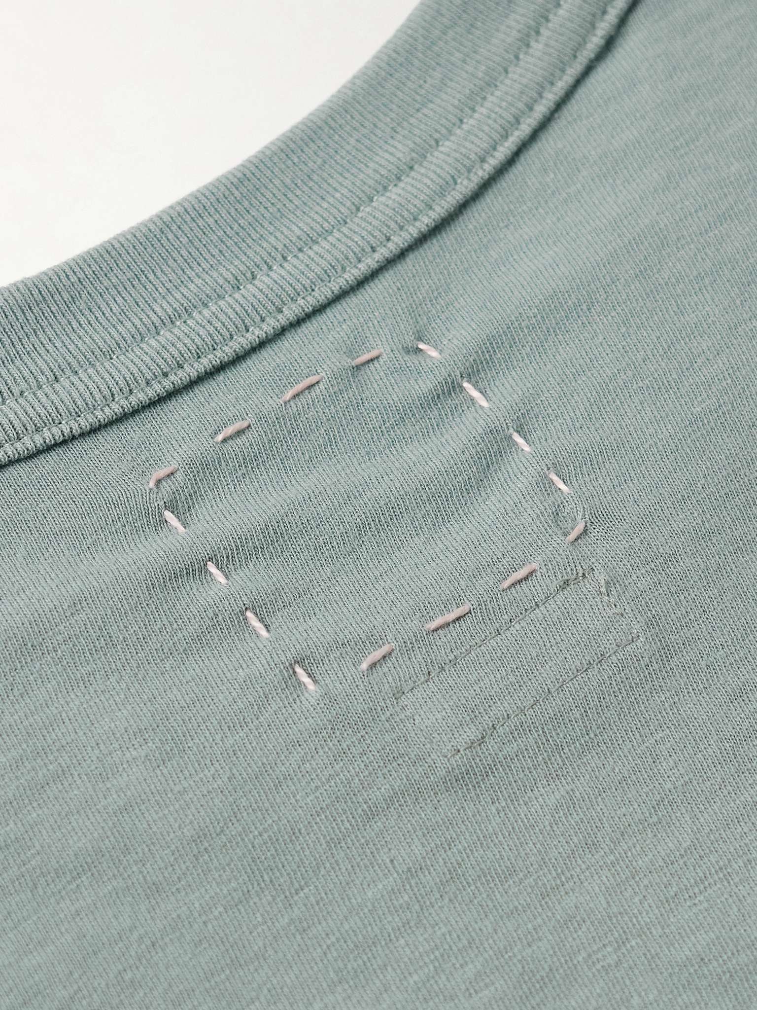 Jumbo Garment-Dyed Cotton-Blend Jersey T-Shirt - 5