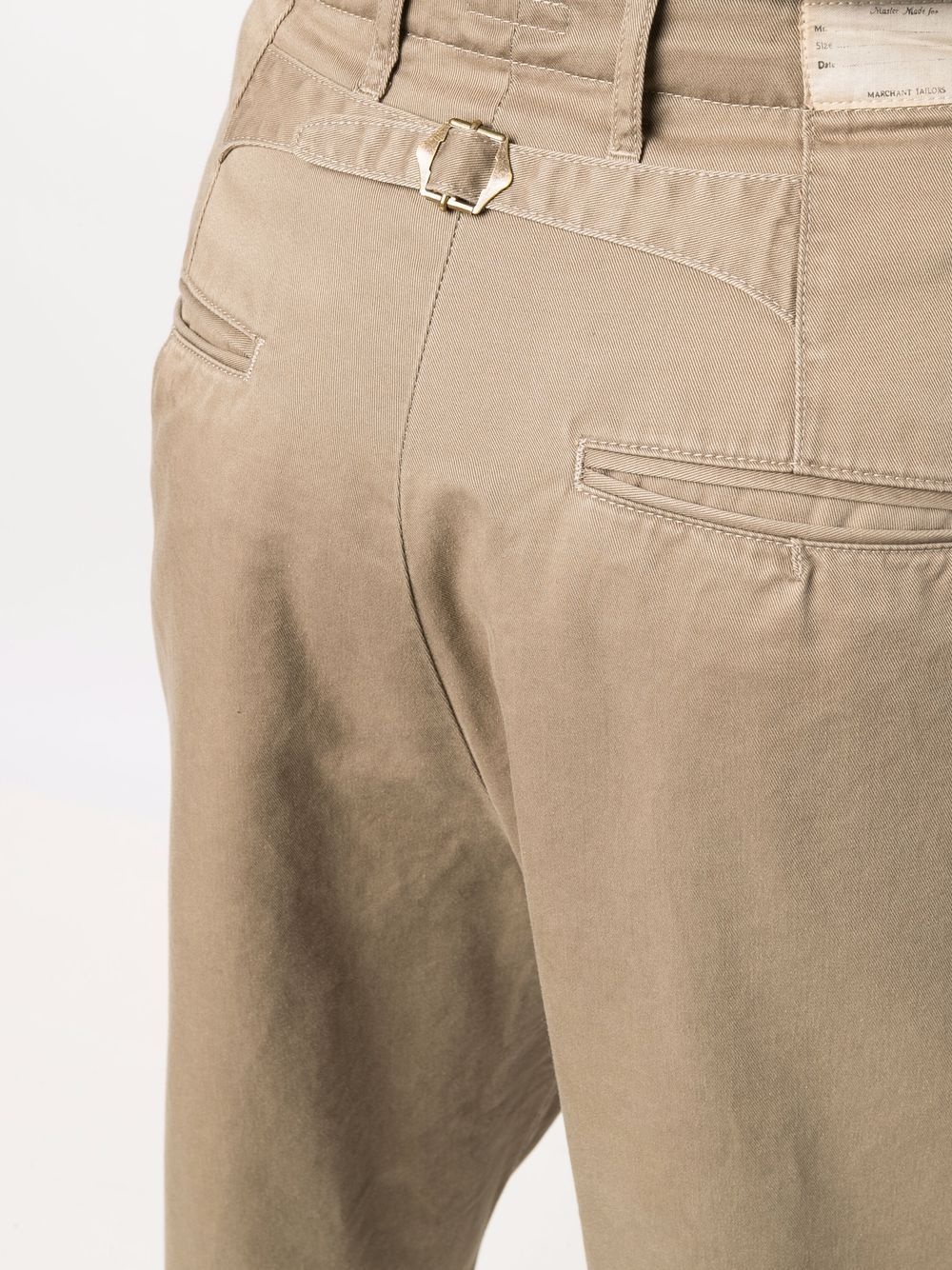 straight-leg chino trousers - 5