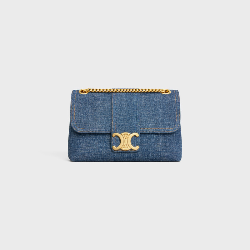Medium Celine Victoire Bag IN DENIM 1