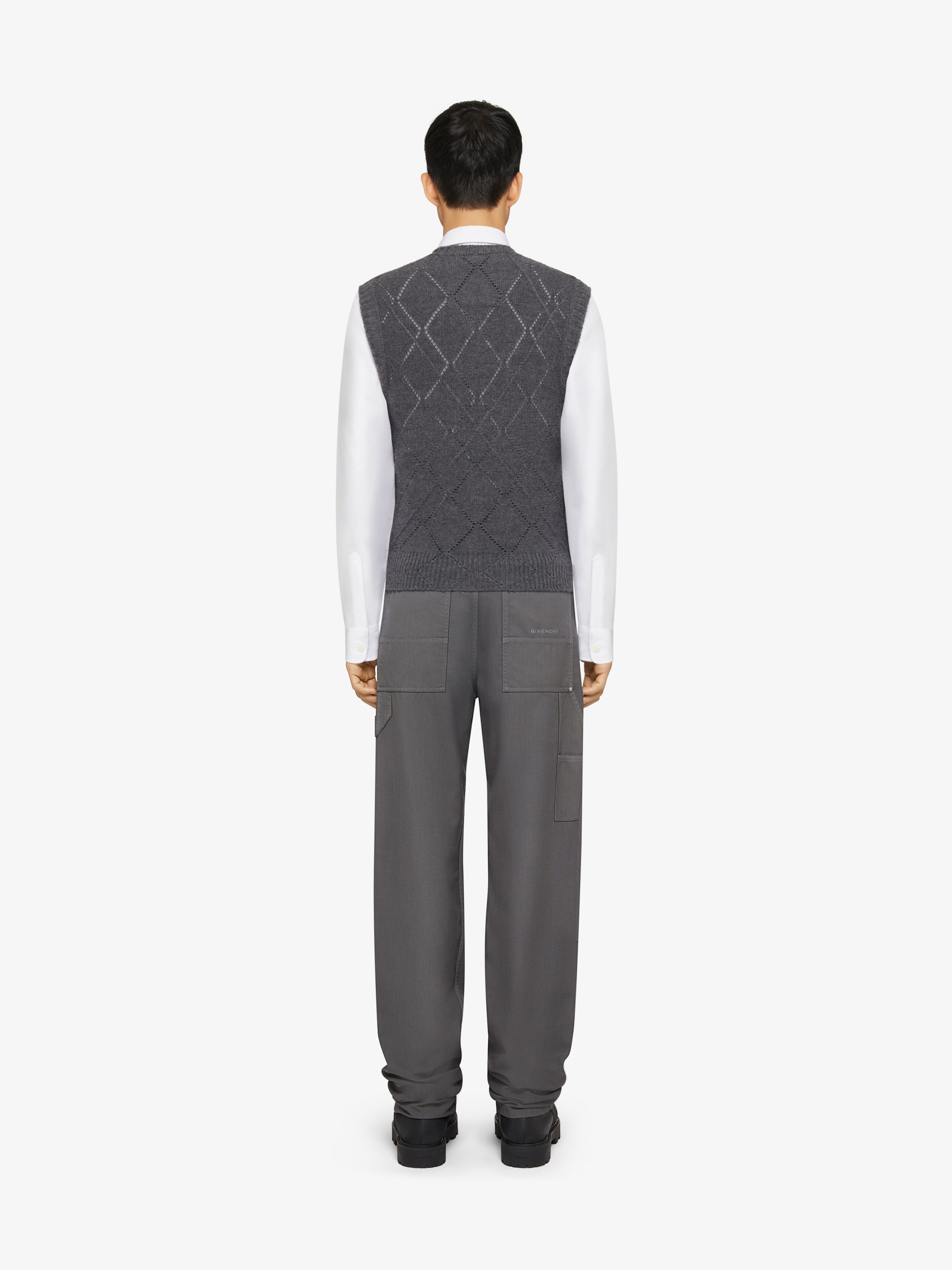 CROPPED SWEATER IN WOOL - 4