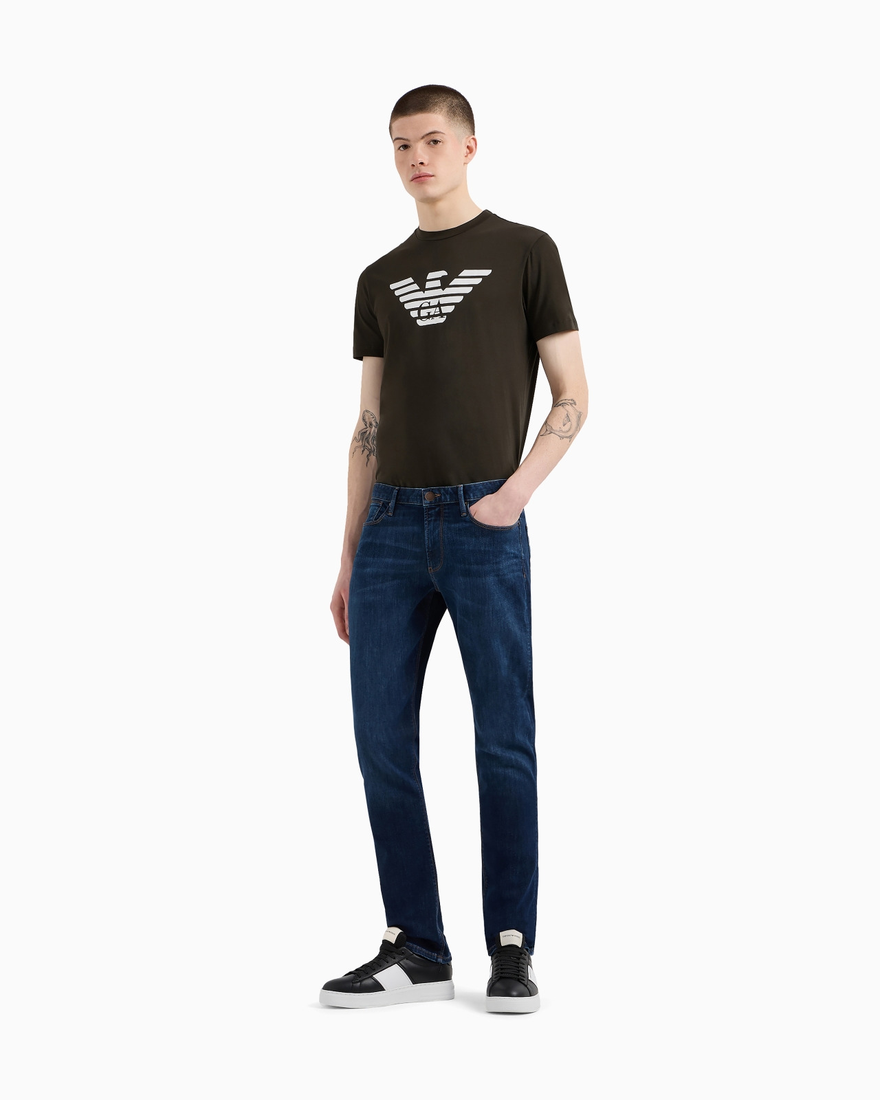 J06 Slim-fit, washed, 11.5 oz comfort-denim jeans - 2
