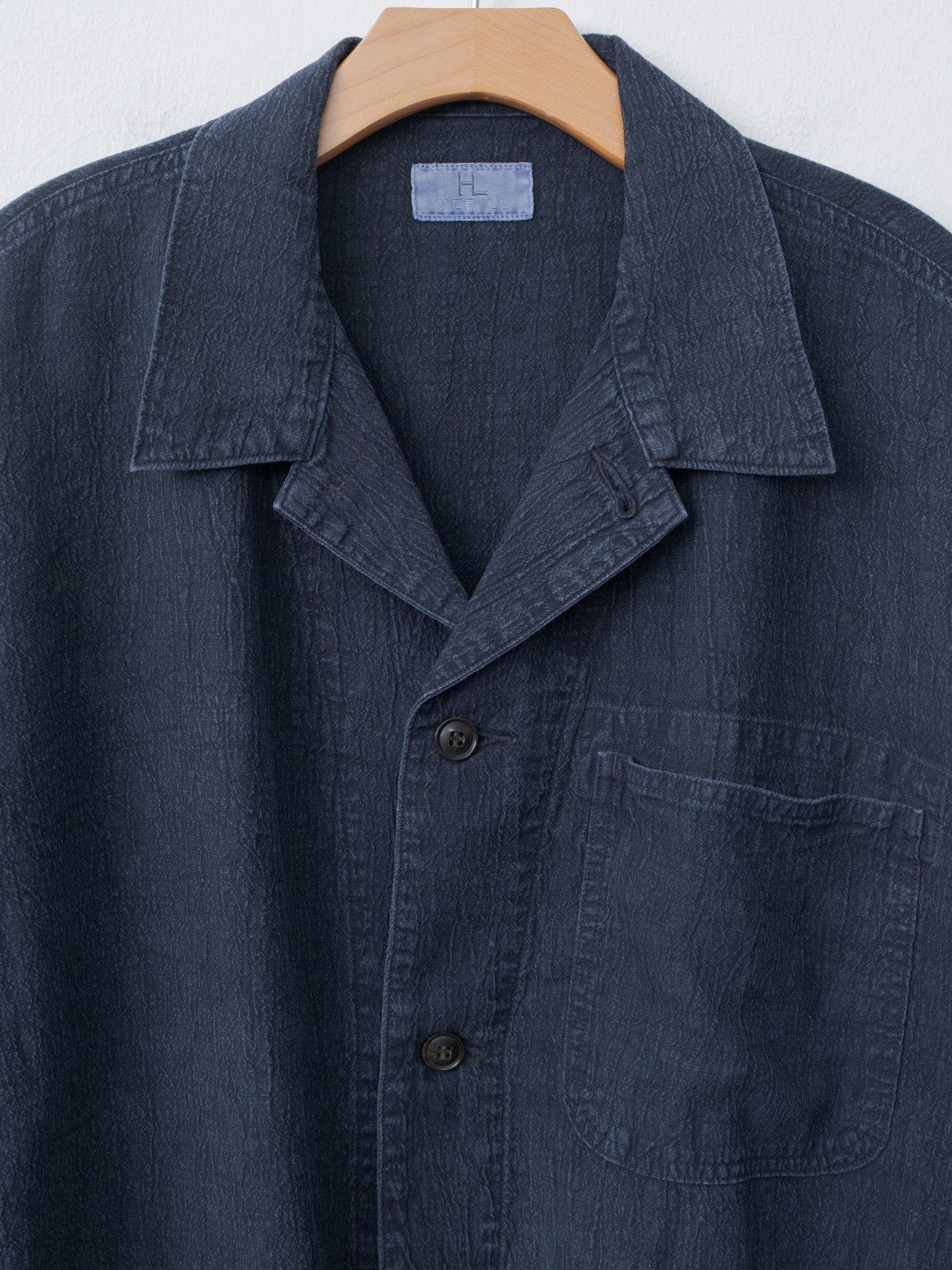 Linen P41 Coverall Jacket - Navy - 5