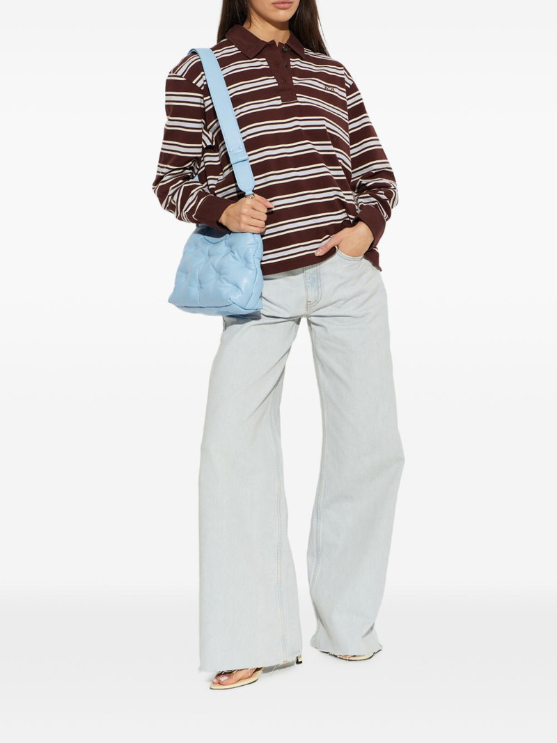 rag & bone striped long-sleeved polo shirt outlook