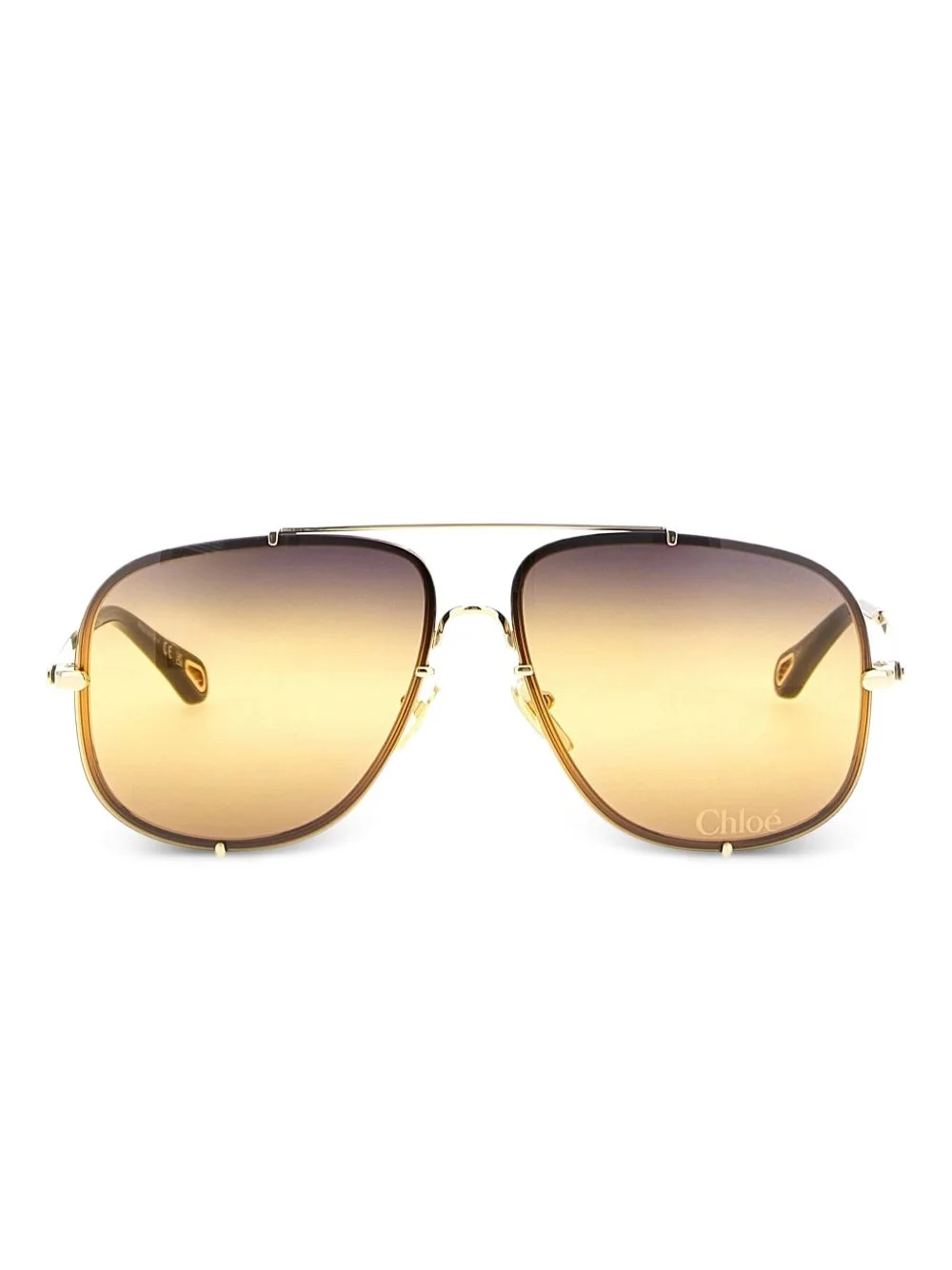 pilot-frame sunglasses - 1