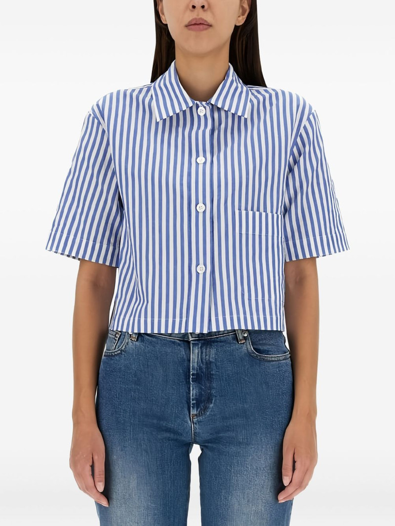 striped short-sleeve shirt 1
