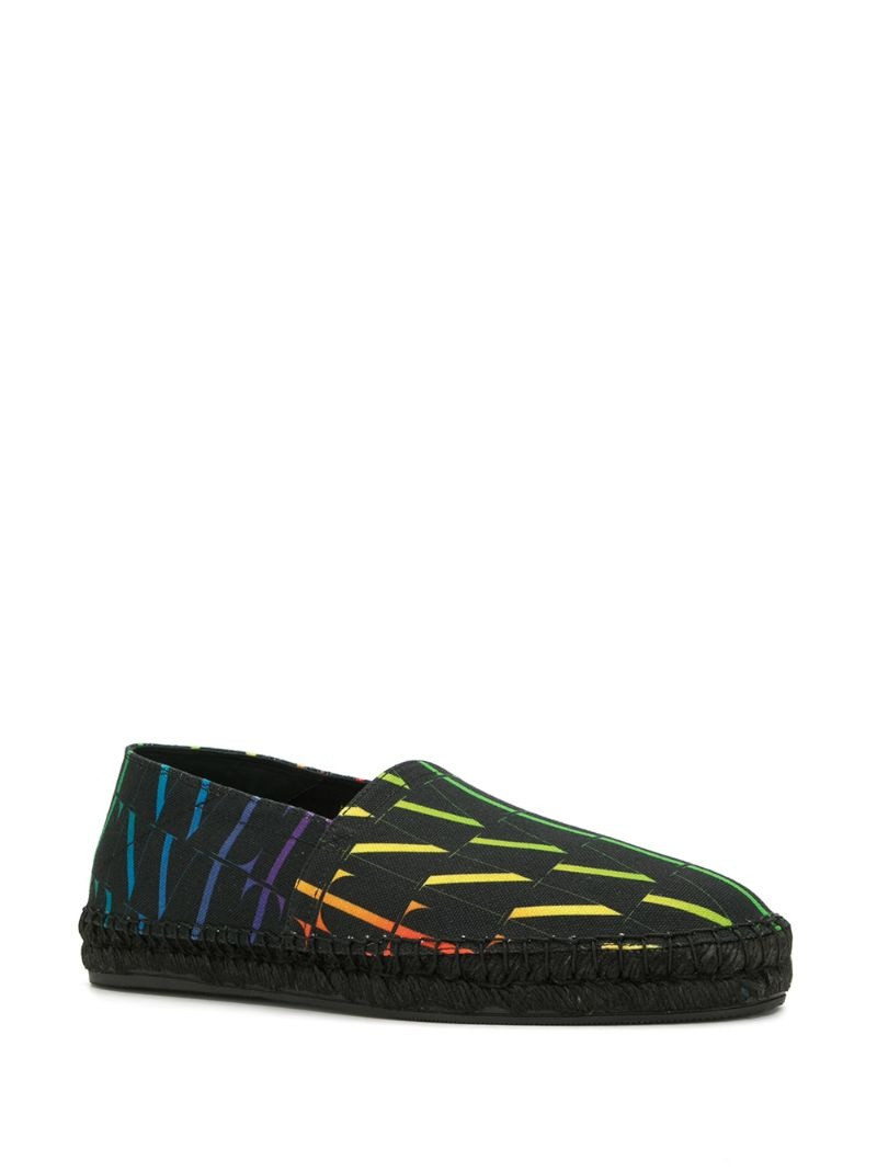 Valentino VLTN logo-print espadrilles outlook