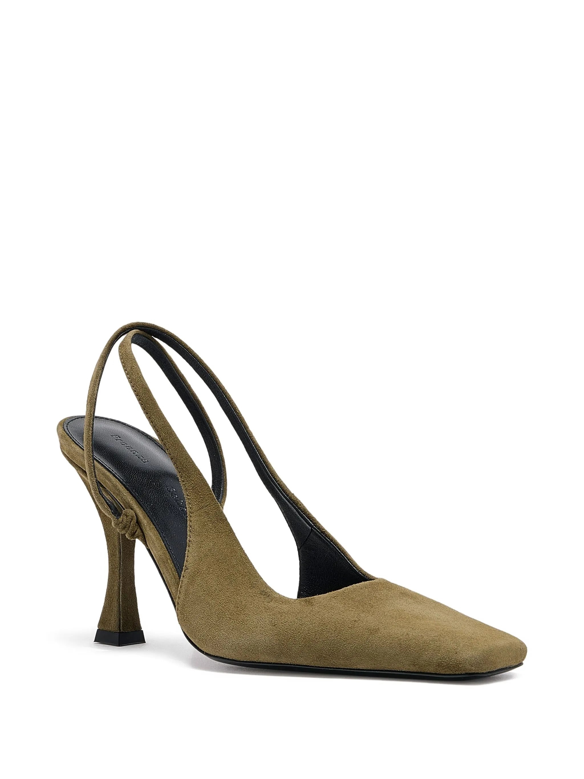 90mm Trap Cross heeled pumps - 2