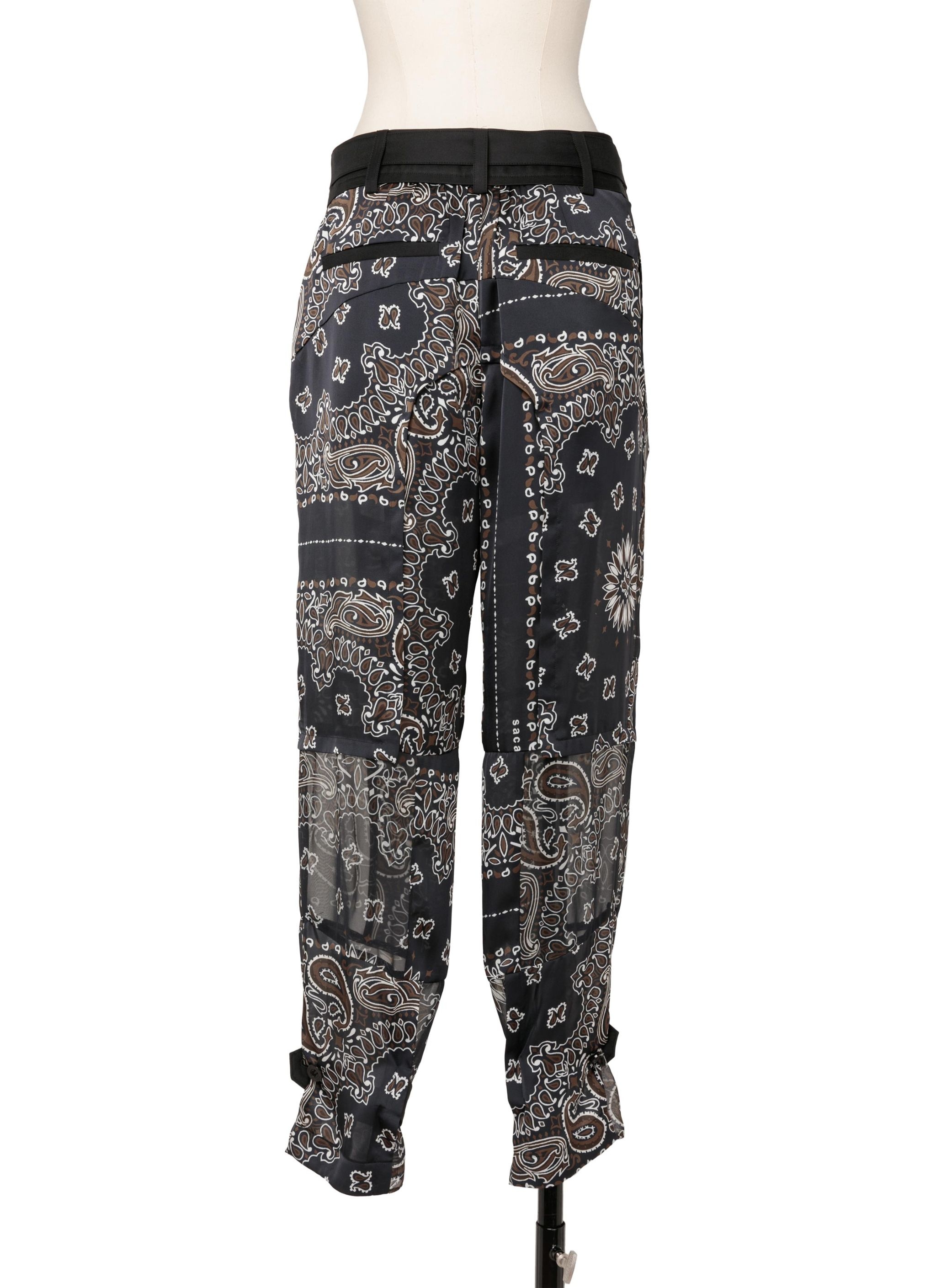 Bandana Print Pants - 3