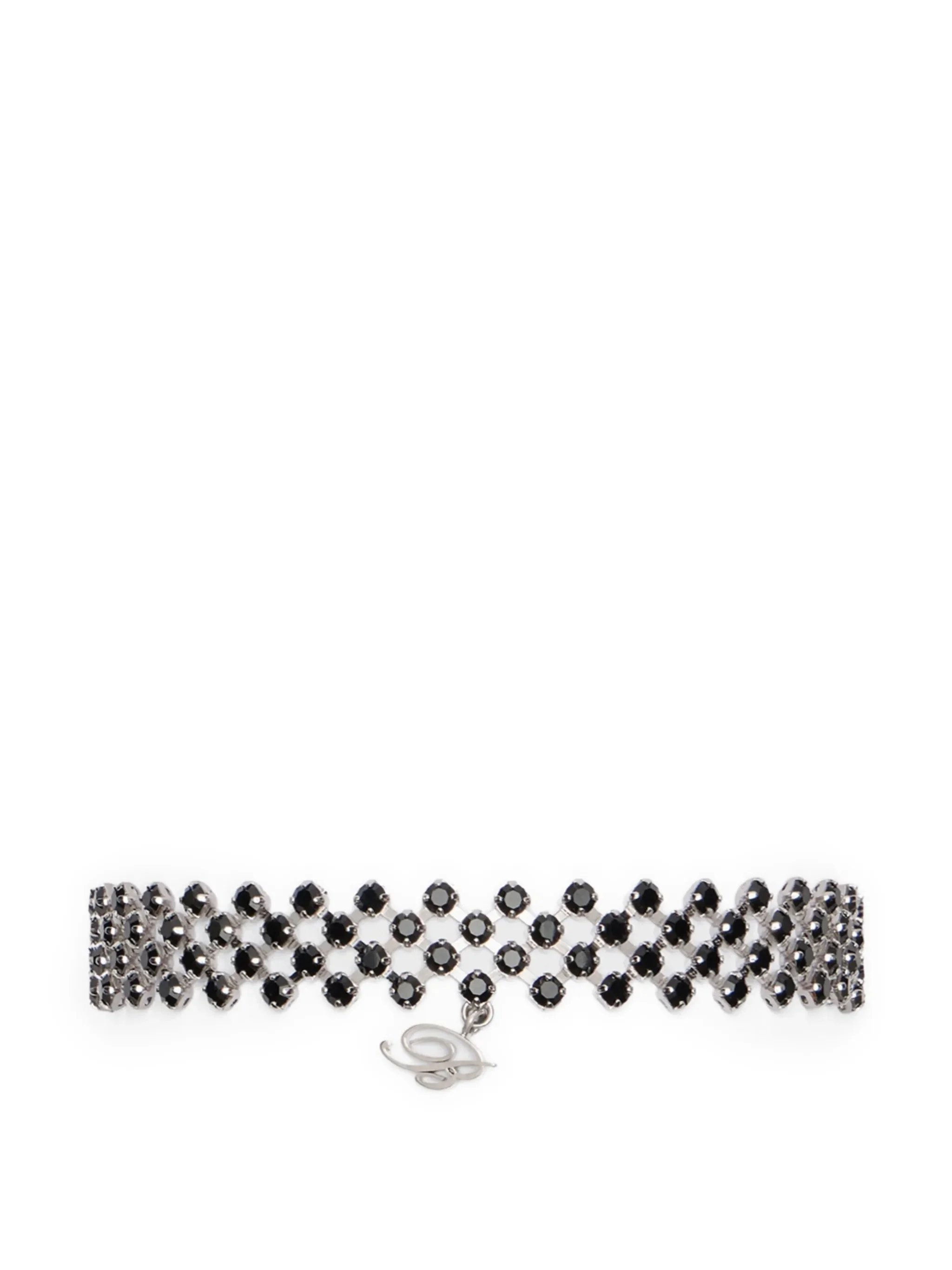 Blumarine Strass Chain Choker - 1