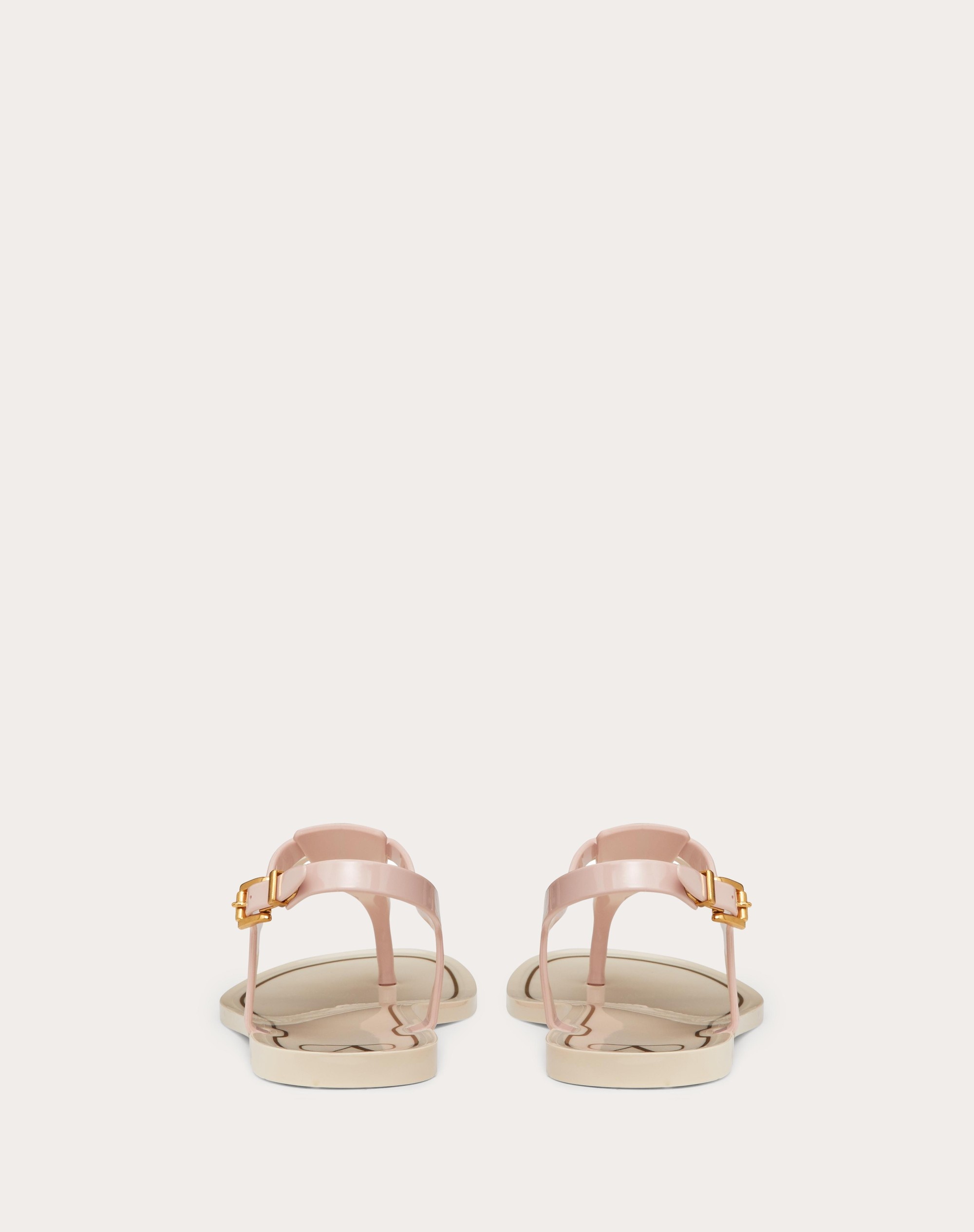 VLOGO SIGNATURE FLAT RUBBER SANDAL - 3