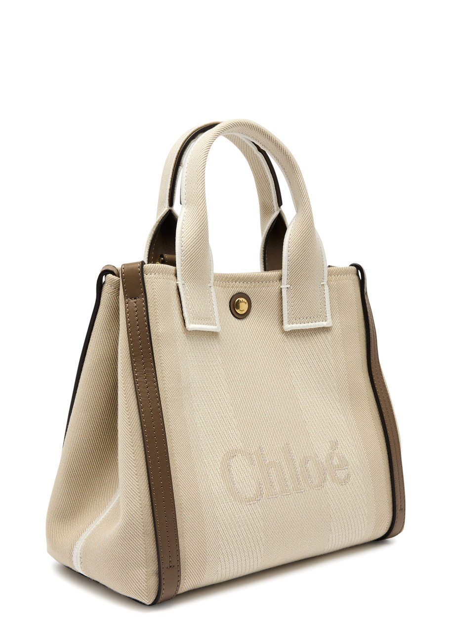 Chloe Carry Small Canvas Tote - 2