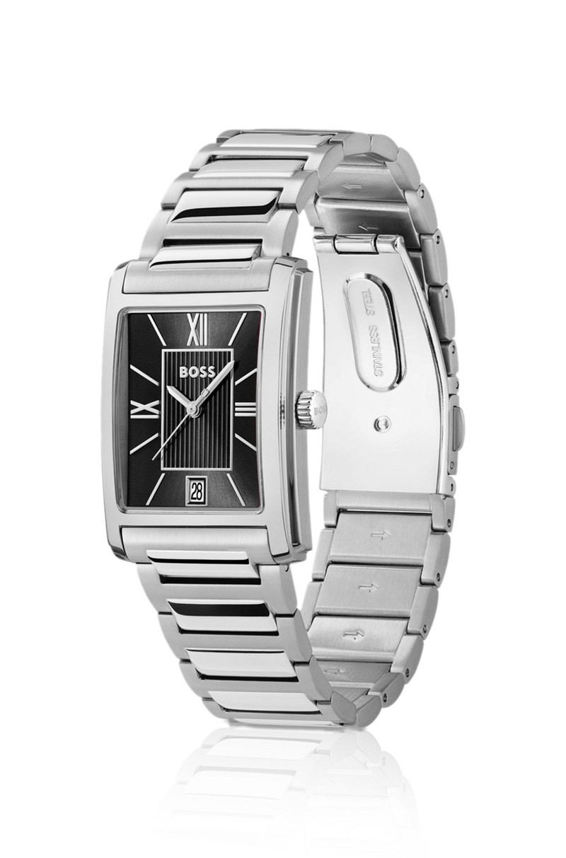 BOSS BLACK-DIAL WATCH WITH GOLD-EFFECT BRACELET outlook