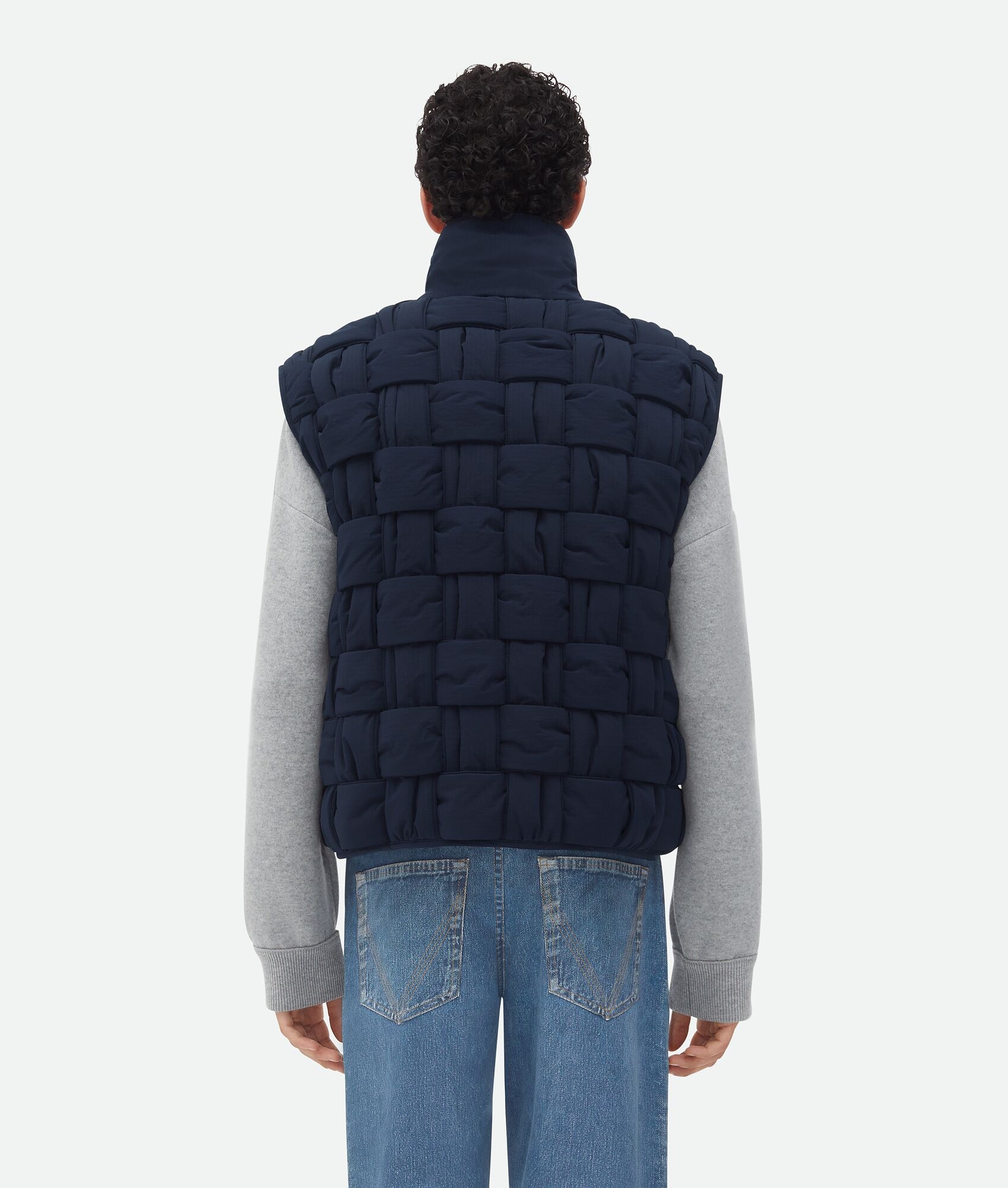 Tech Nylon Intrecciato Gilet - 3