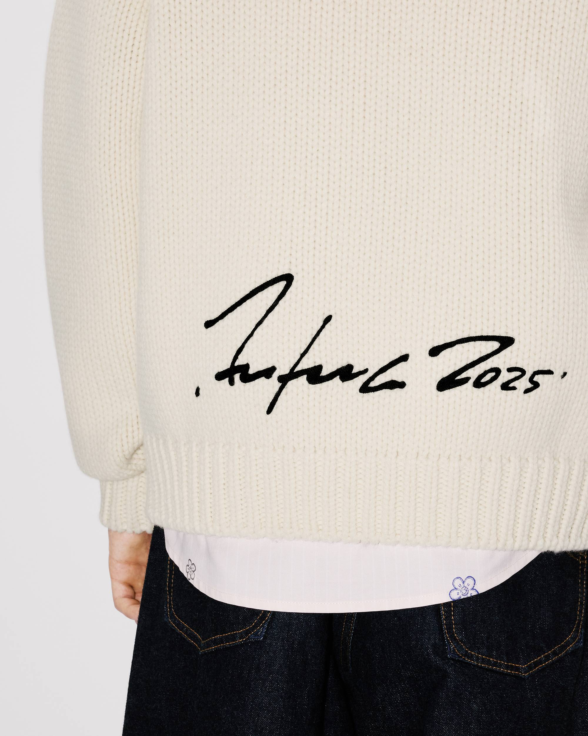 'Kenzo x Futura 2000' jumper in wool - 8