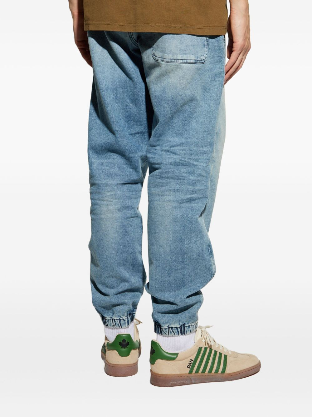 D-LABB-S elasticated-ankles jeans - 4